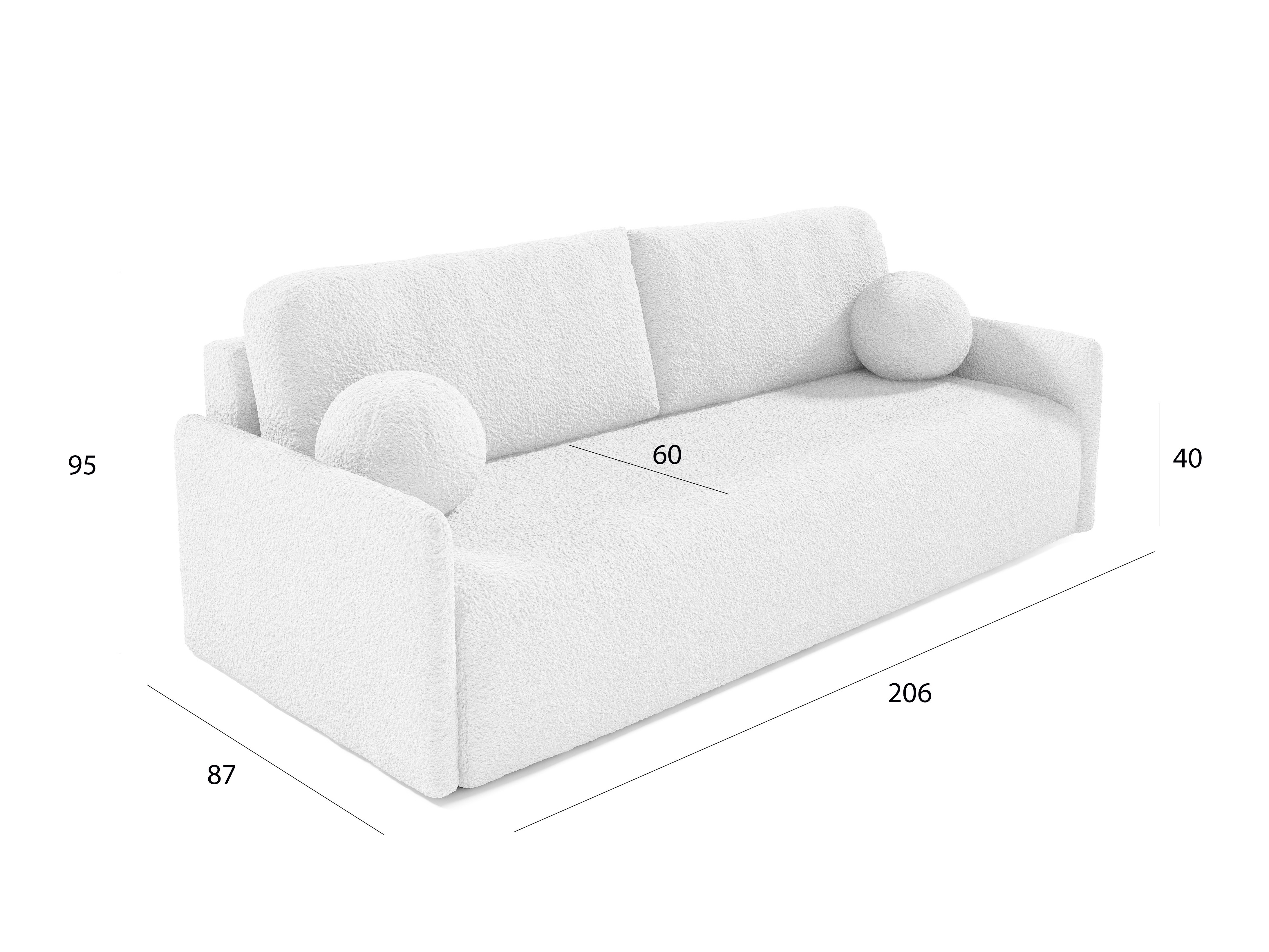 Divano letto Arcadia 106