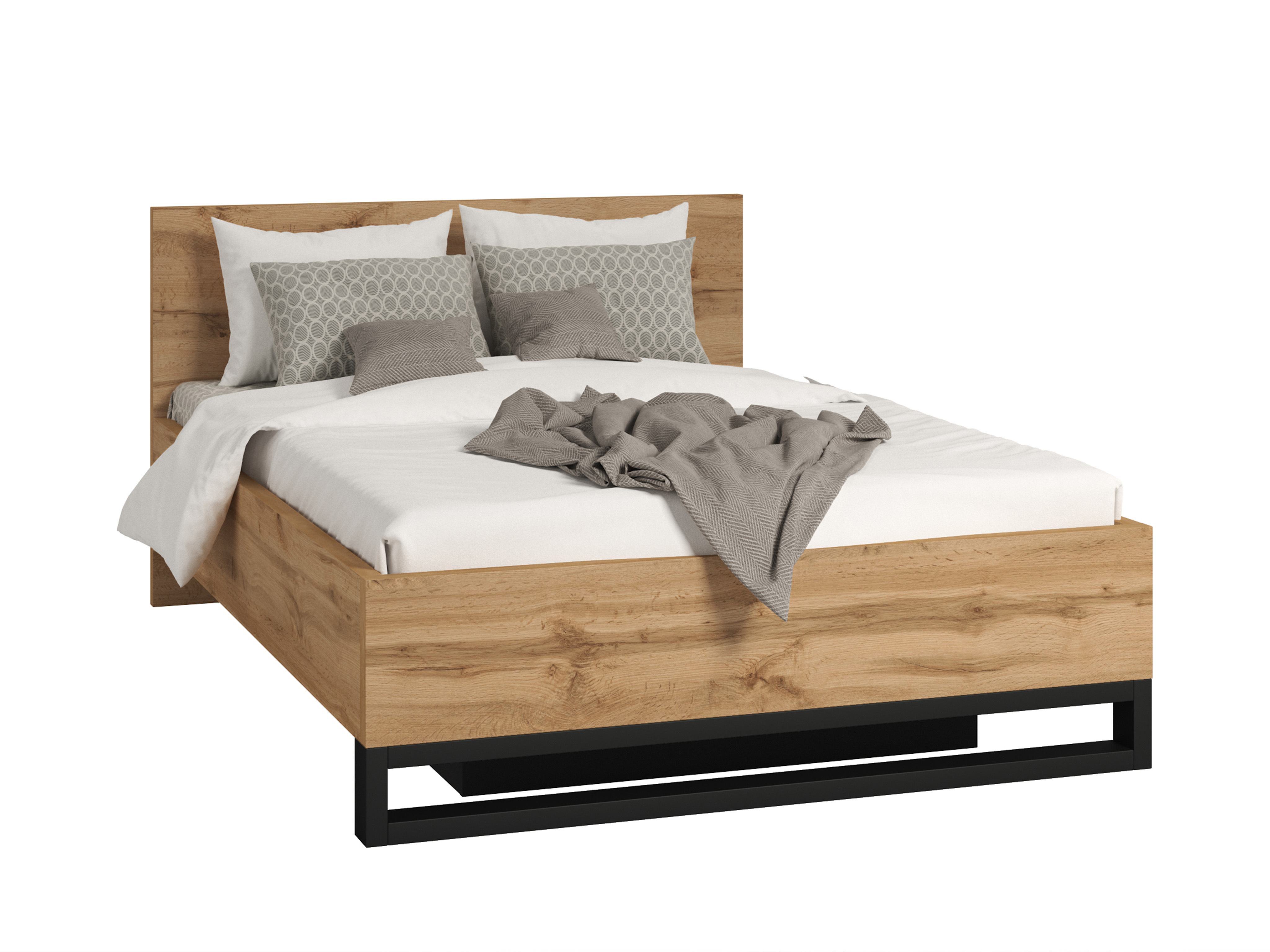 Letto Avicavu 118 (Quercia di Wotan + Nero)