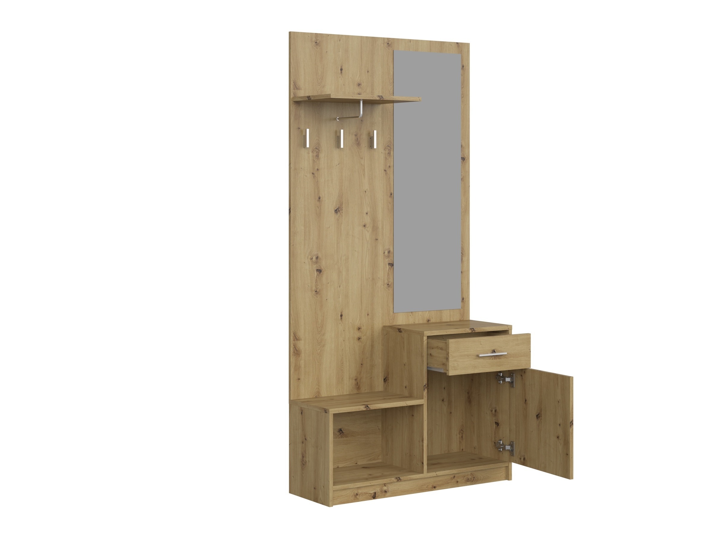 Set arredo da corridoio Houston 2084 (Rovere Artisan)