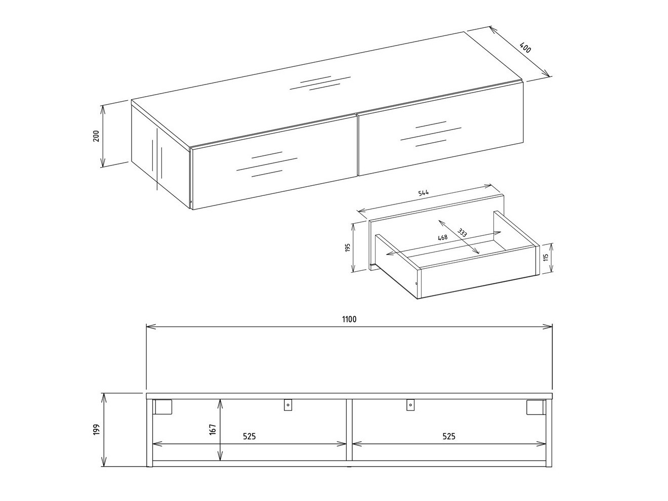Consolle Mandeville 341 (Cachemire)