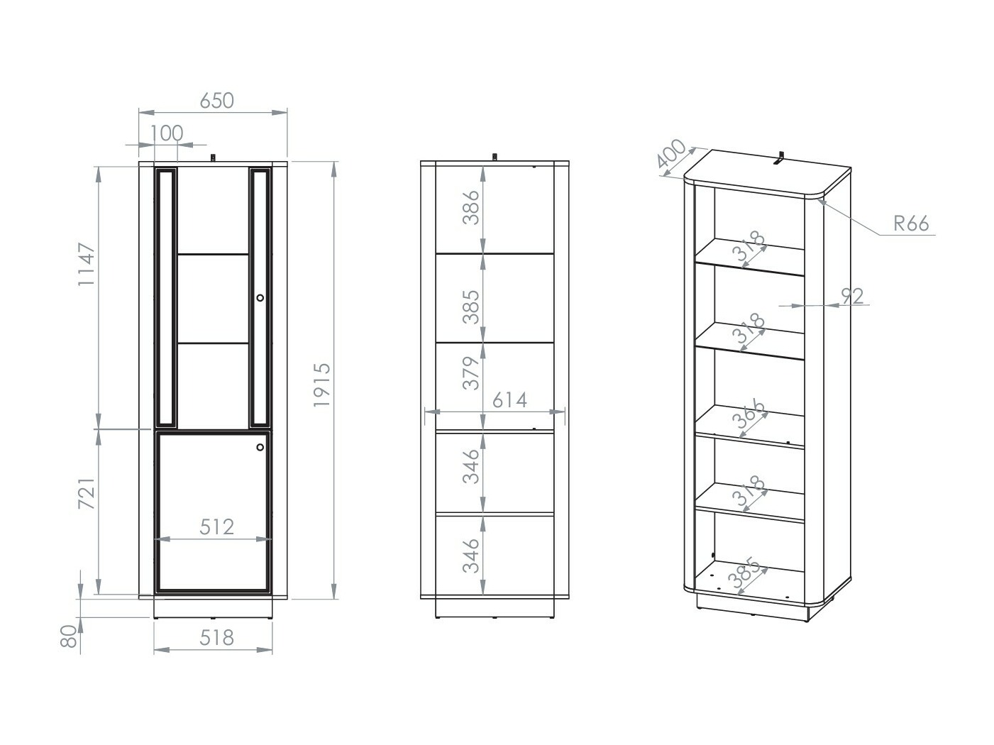 Scaffale Cavrome 104