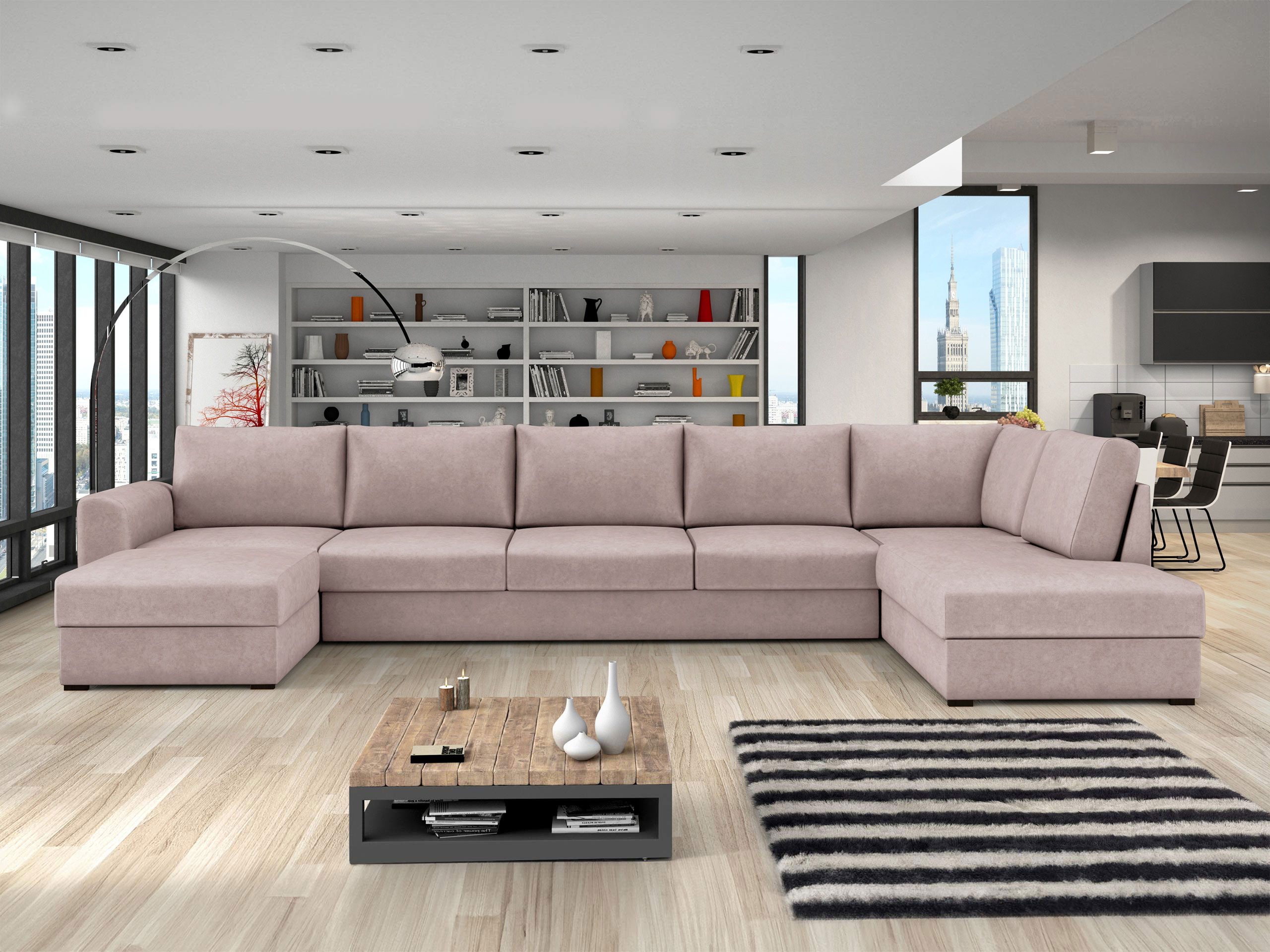 Divano angolare Comfivo Flumen III (Zoya 03)