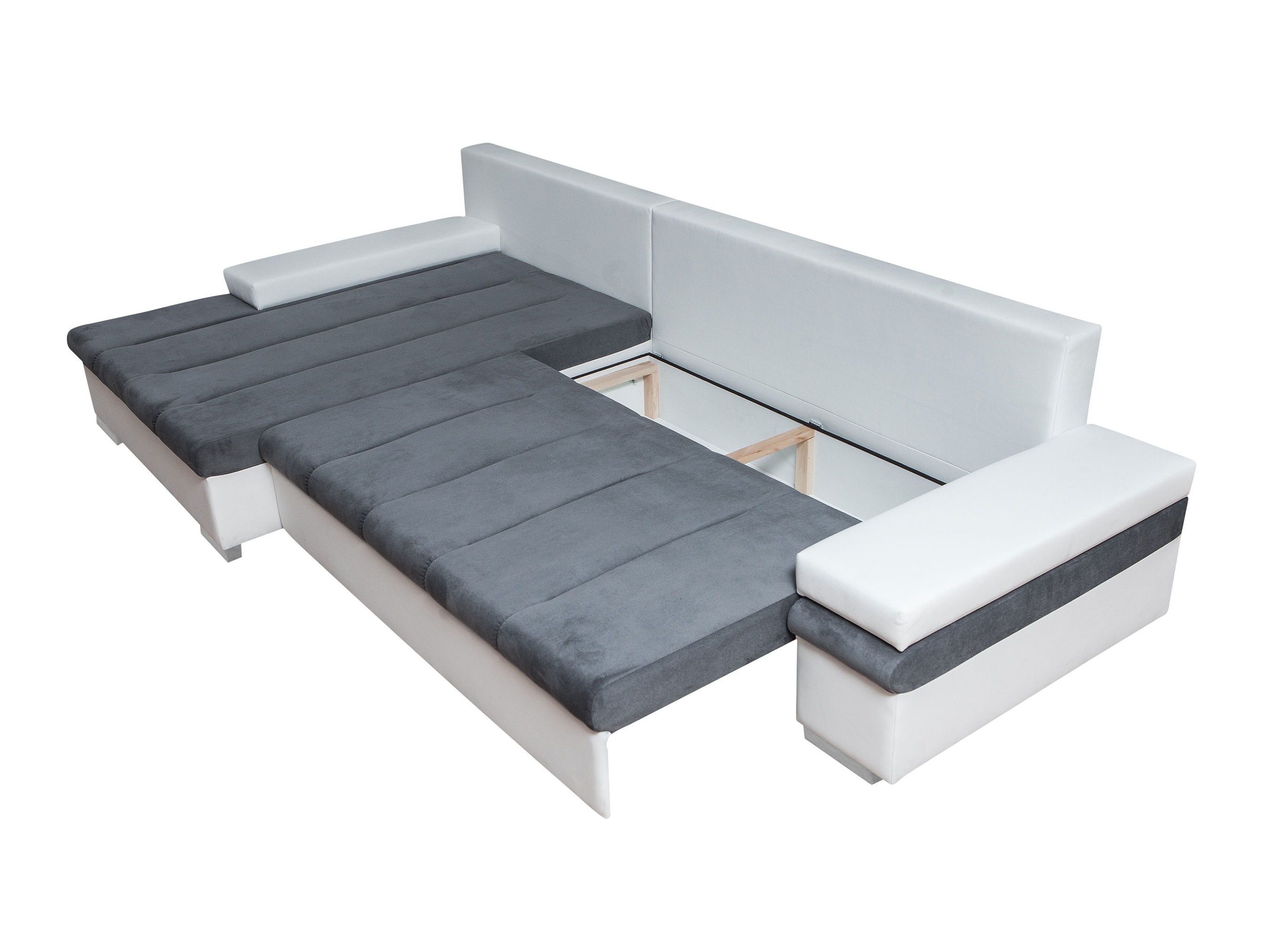 Divano angolare Comfivo Olivetum II (Uttario Velvet 2951 + Magic Velvet Pik 2225)