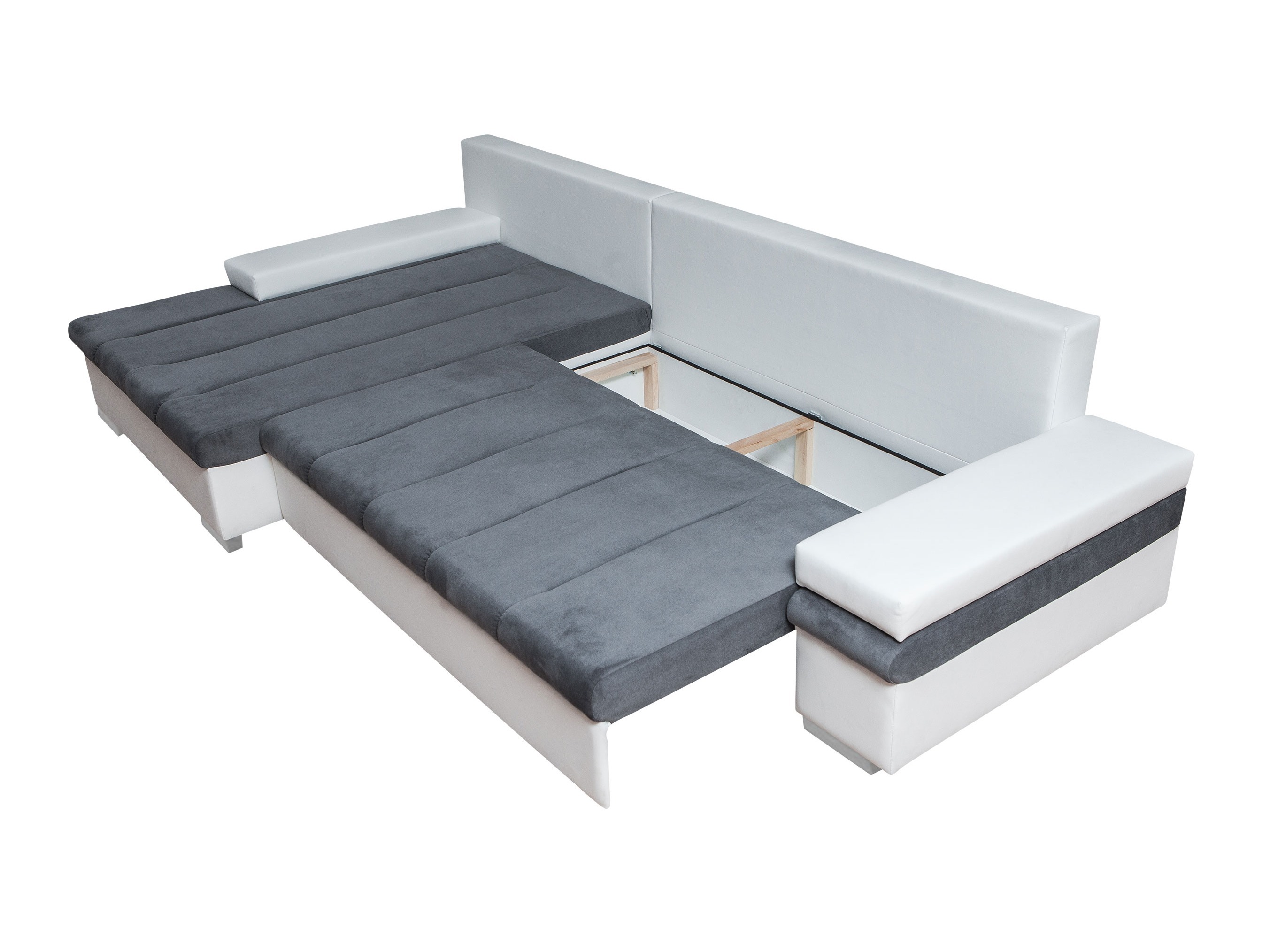 Divano angolare Comfivo Olivetum II (Uttario Velvet 2951 + Magic Velvet Pik 2225)