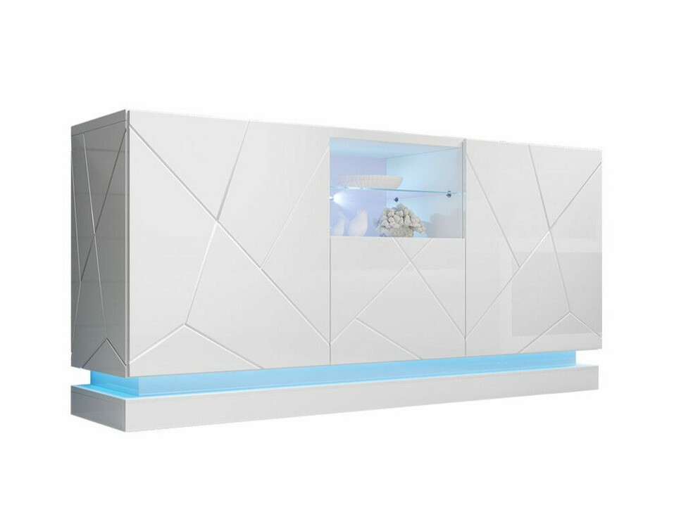 Madia Charlotte 186 (Bianco + Bianco lucido)