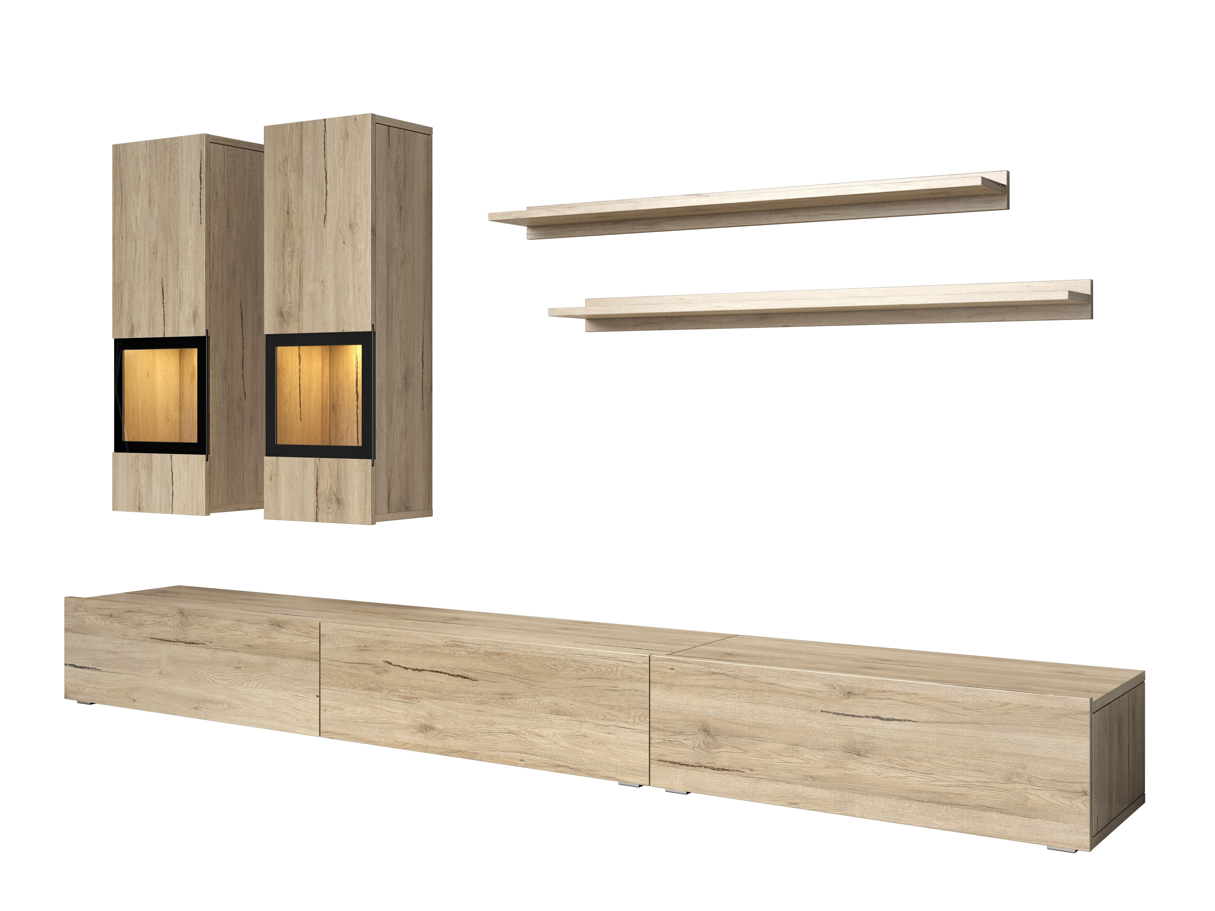 Parete attrezzata Serodeu 104 (Quercia sanremo)