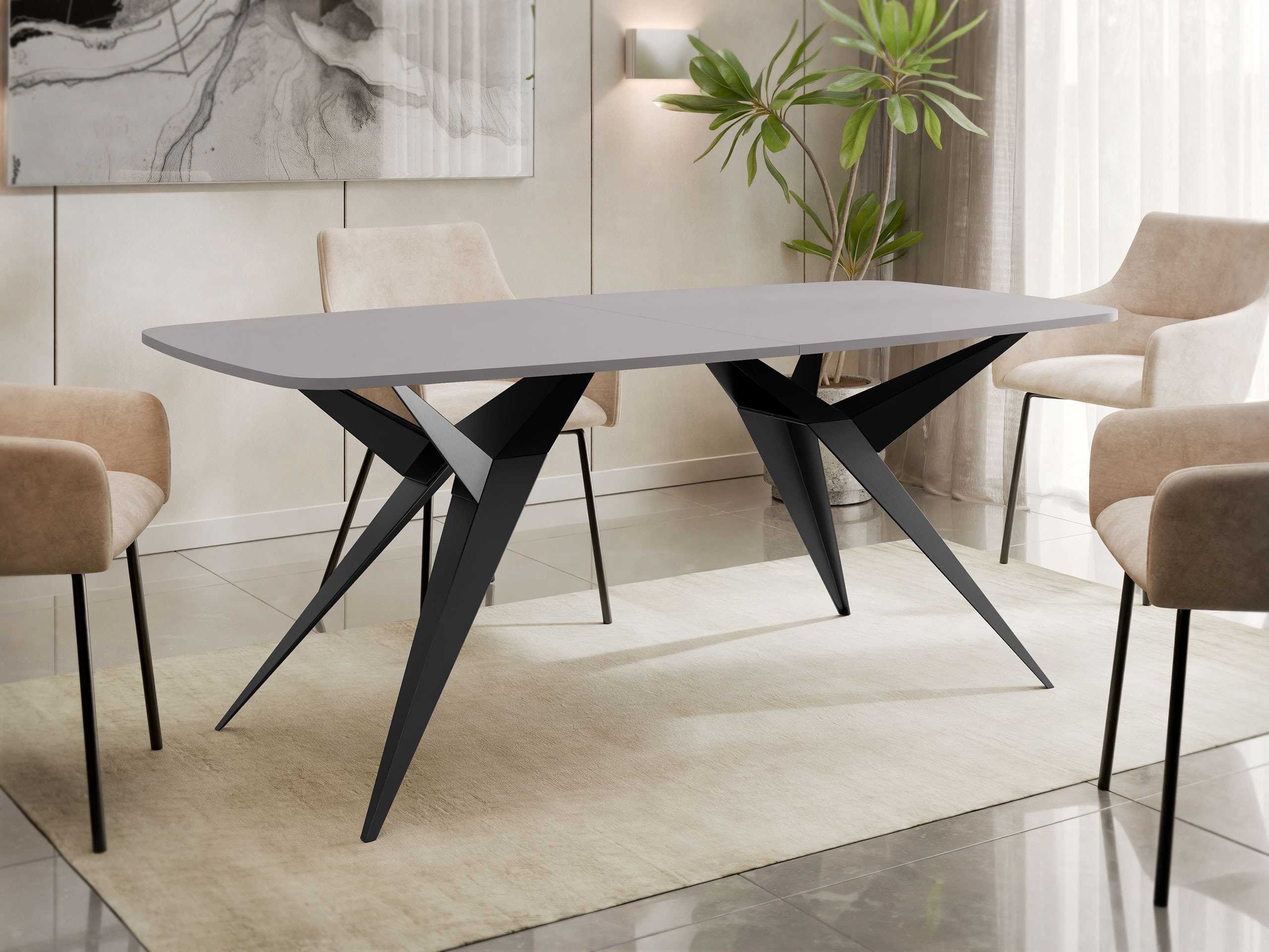 Tavolo Oswego 152 (Grigio)