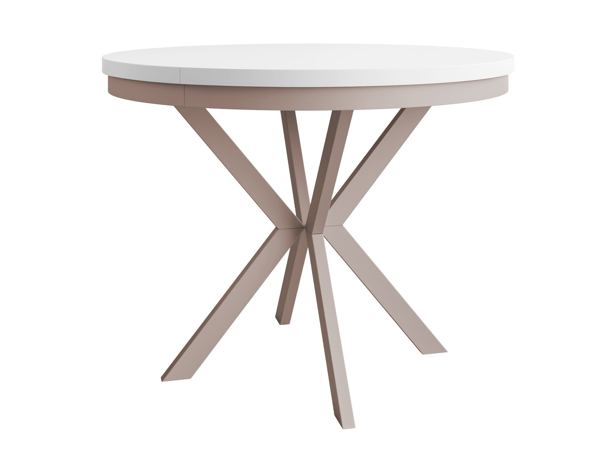Tavolo Oswego 155 (Bianco + Cachemire)