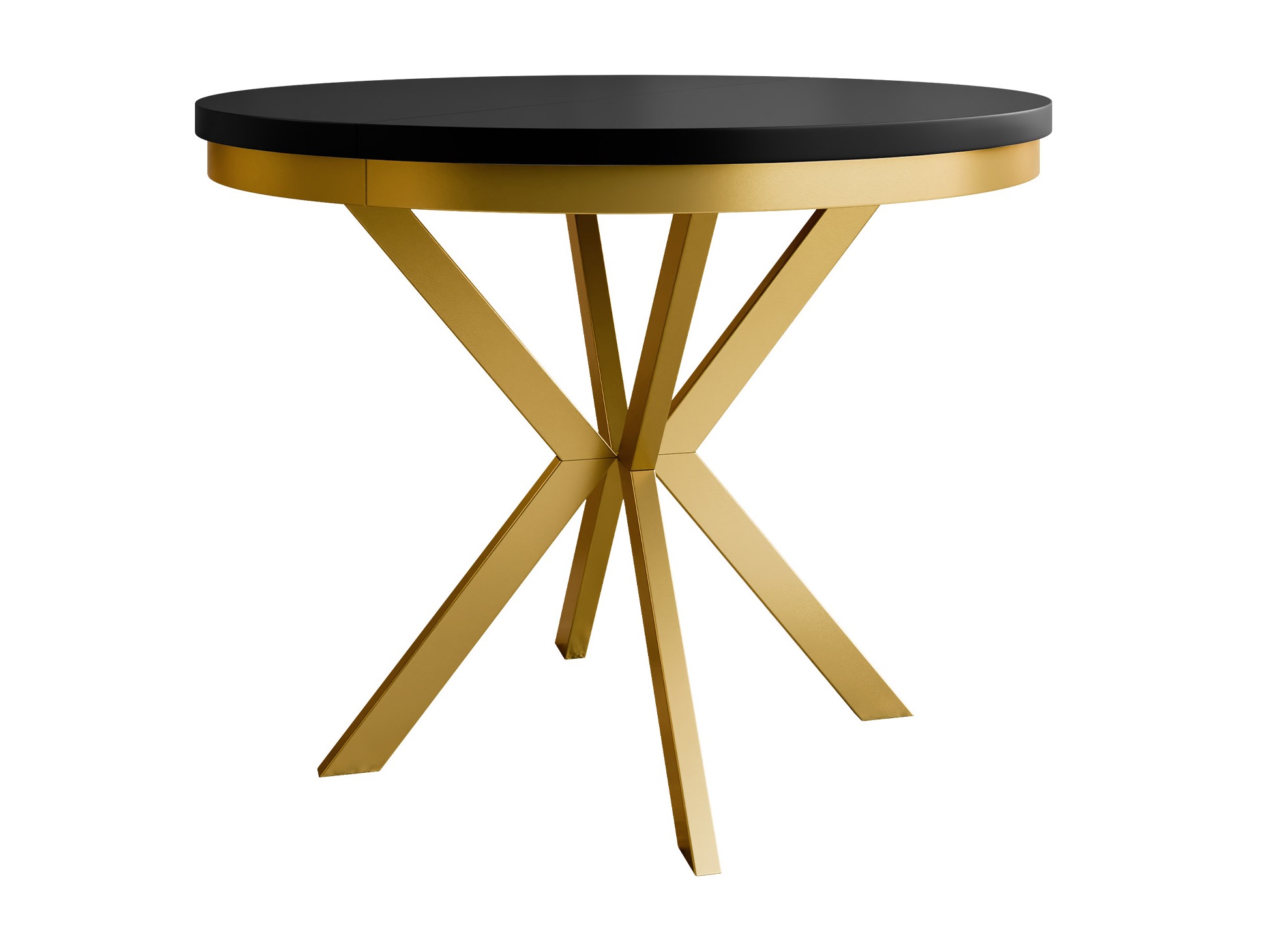 Tavolo Oswego 155 (Nero + D'oro)
