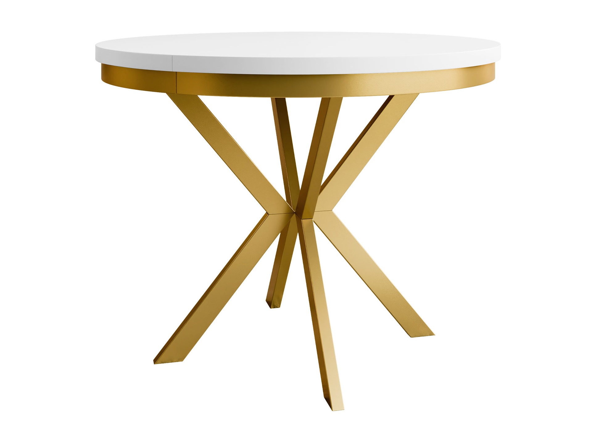 Tavolo Oswego 156 (Bianco + D'oro)