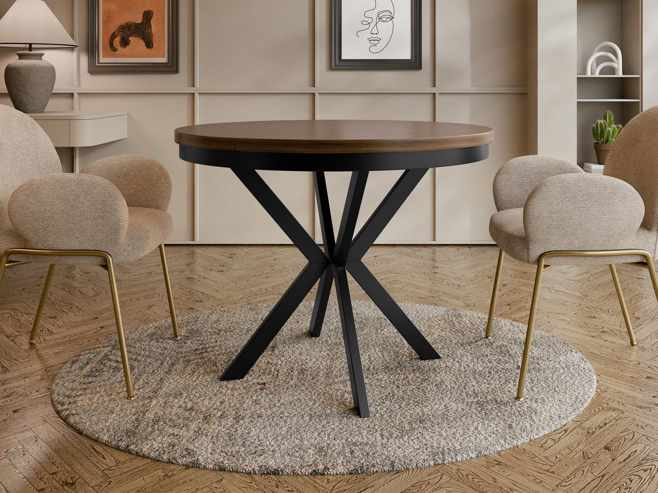 Tavolo Oswego 156 (Noce)