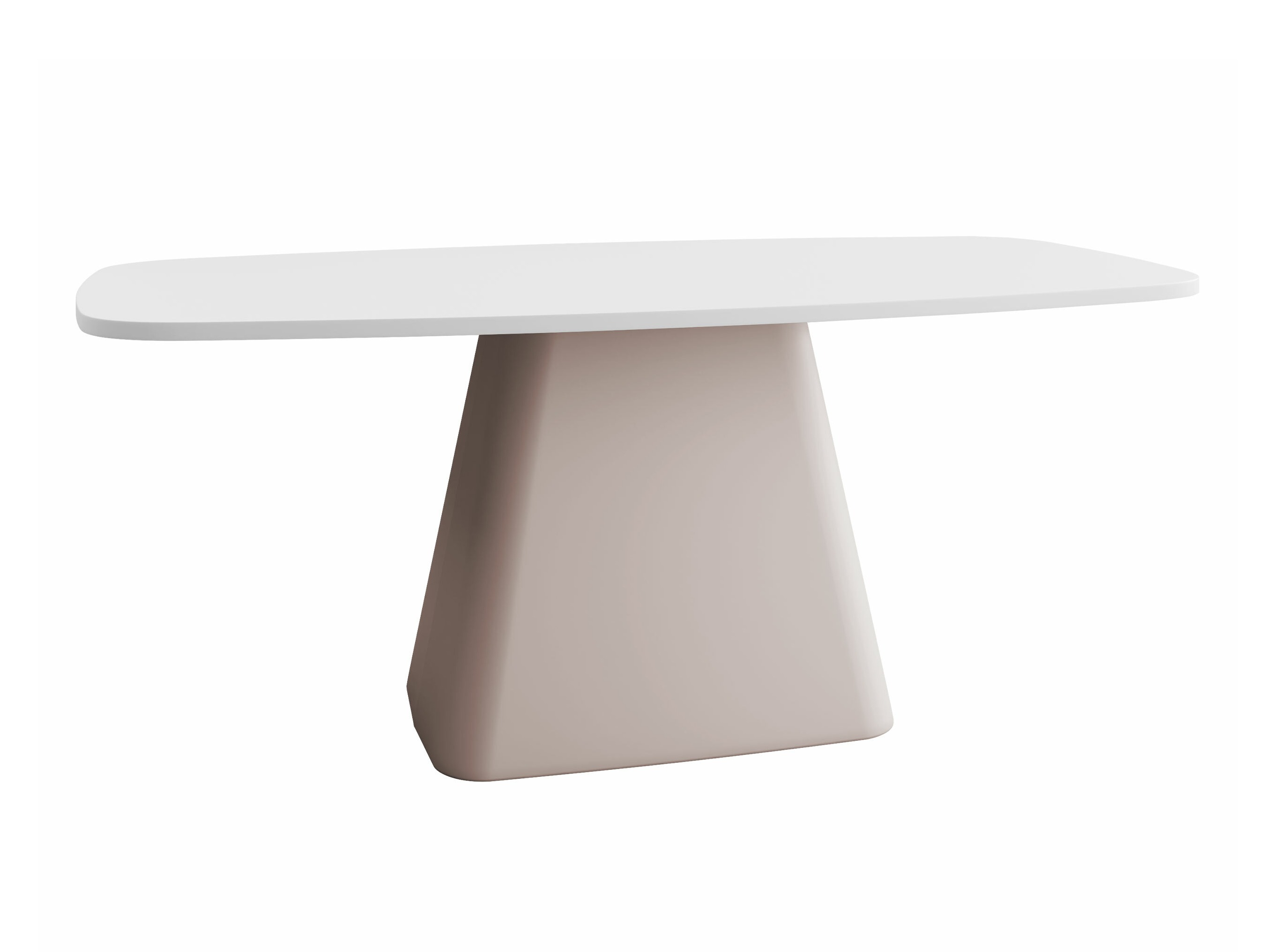 Tavolino da caffè Oswego 158 (Bianco + Cachemire)