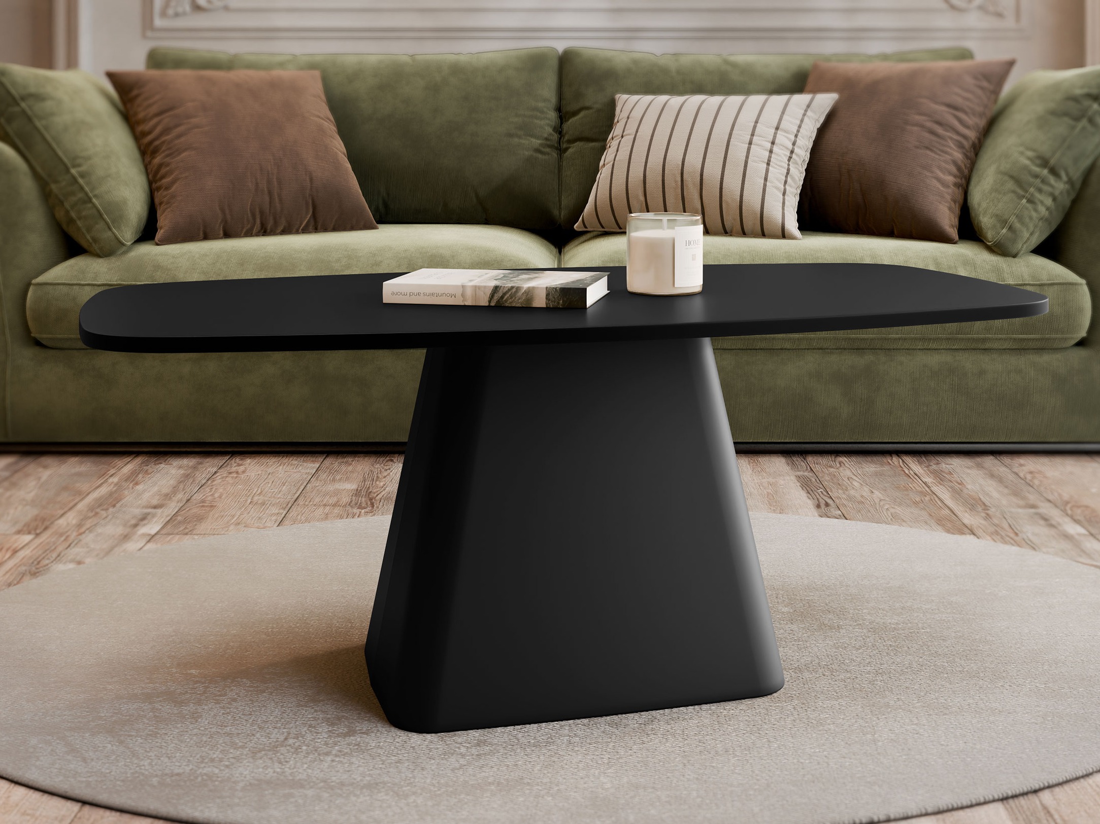 Tavolino da caffè Oswego 158 (Nero)