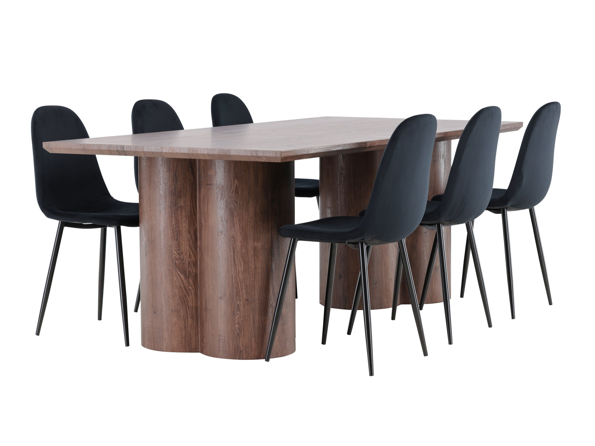 Set sala da pranzo Dallas 4959 (Nero)