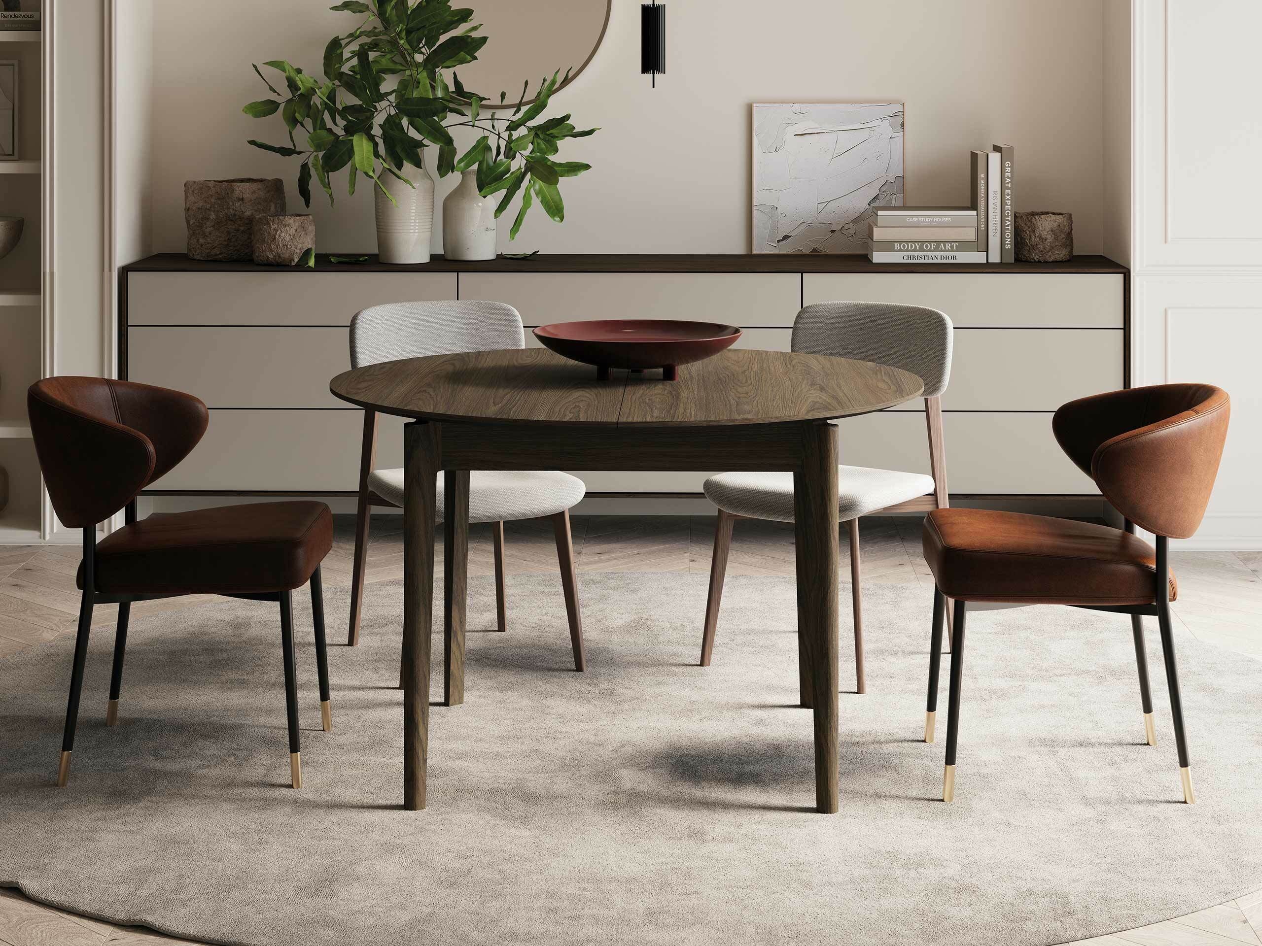Tavolo Fresno 180 (Rovere moro)