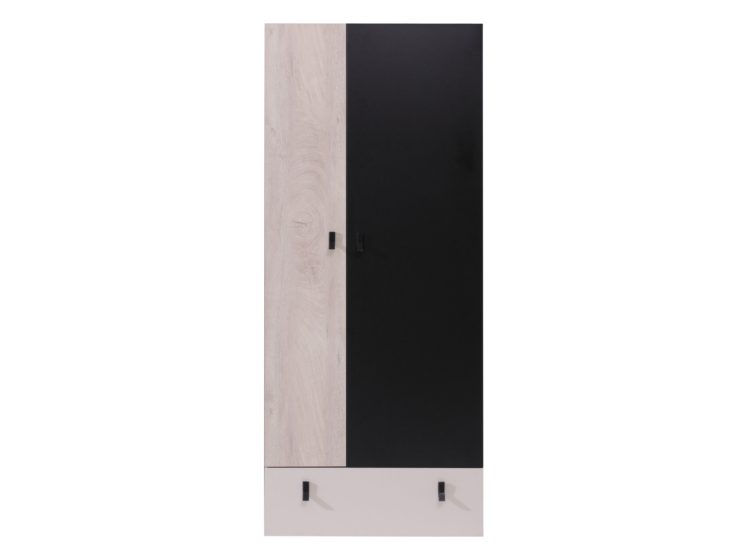 Armadio Camteso 101 (Nero + Quercia + Beige)