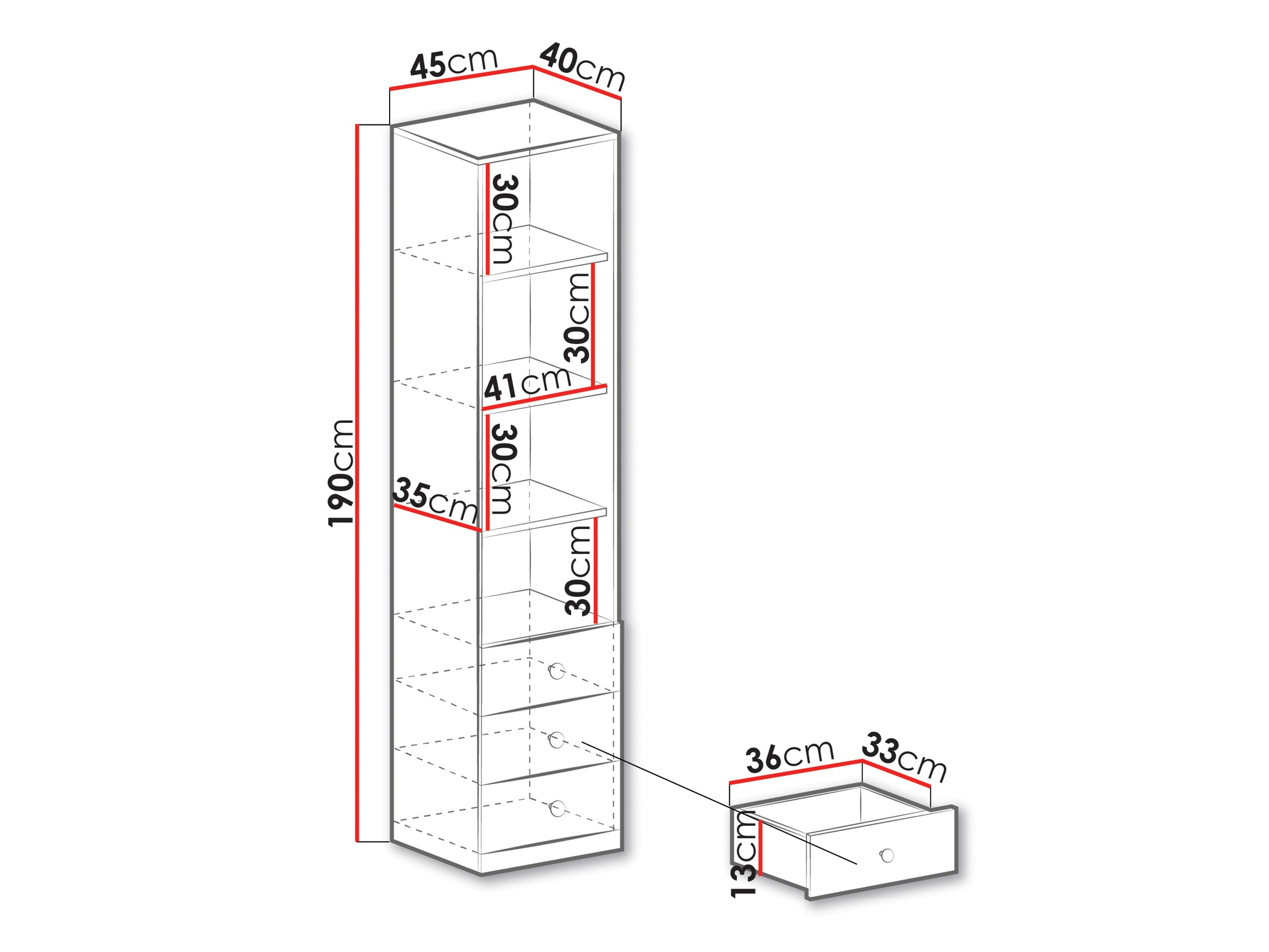 Scaffale Tesmonu 105