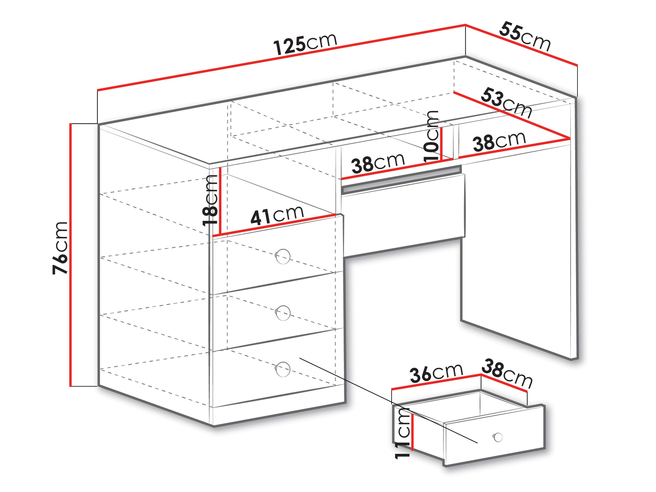 Scrivania da ufficio Tesmonu 107