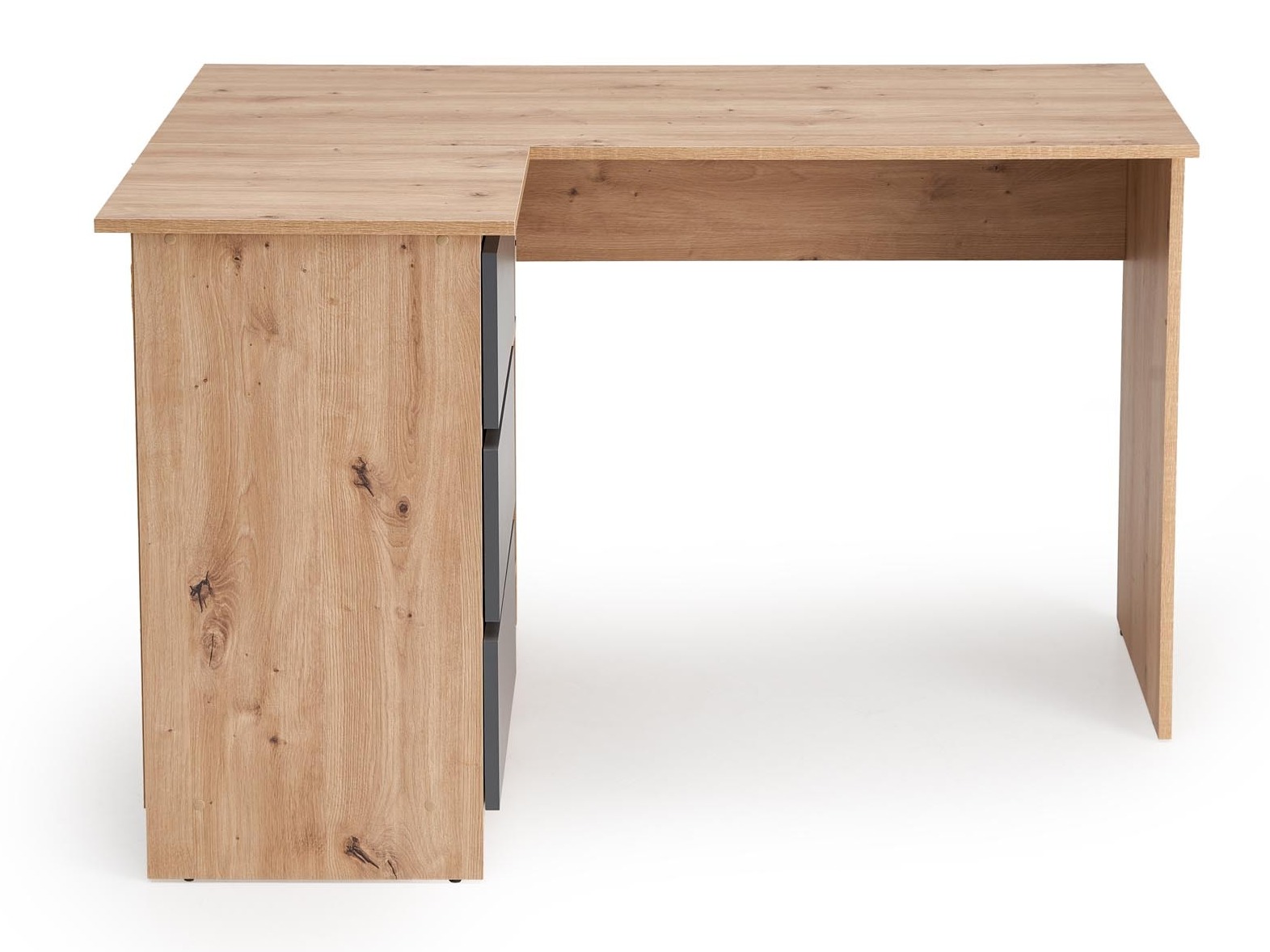 Scrivanie angolare Houston 1950 (Grafite + Rovere Artisan)