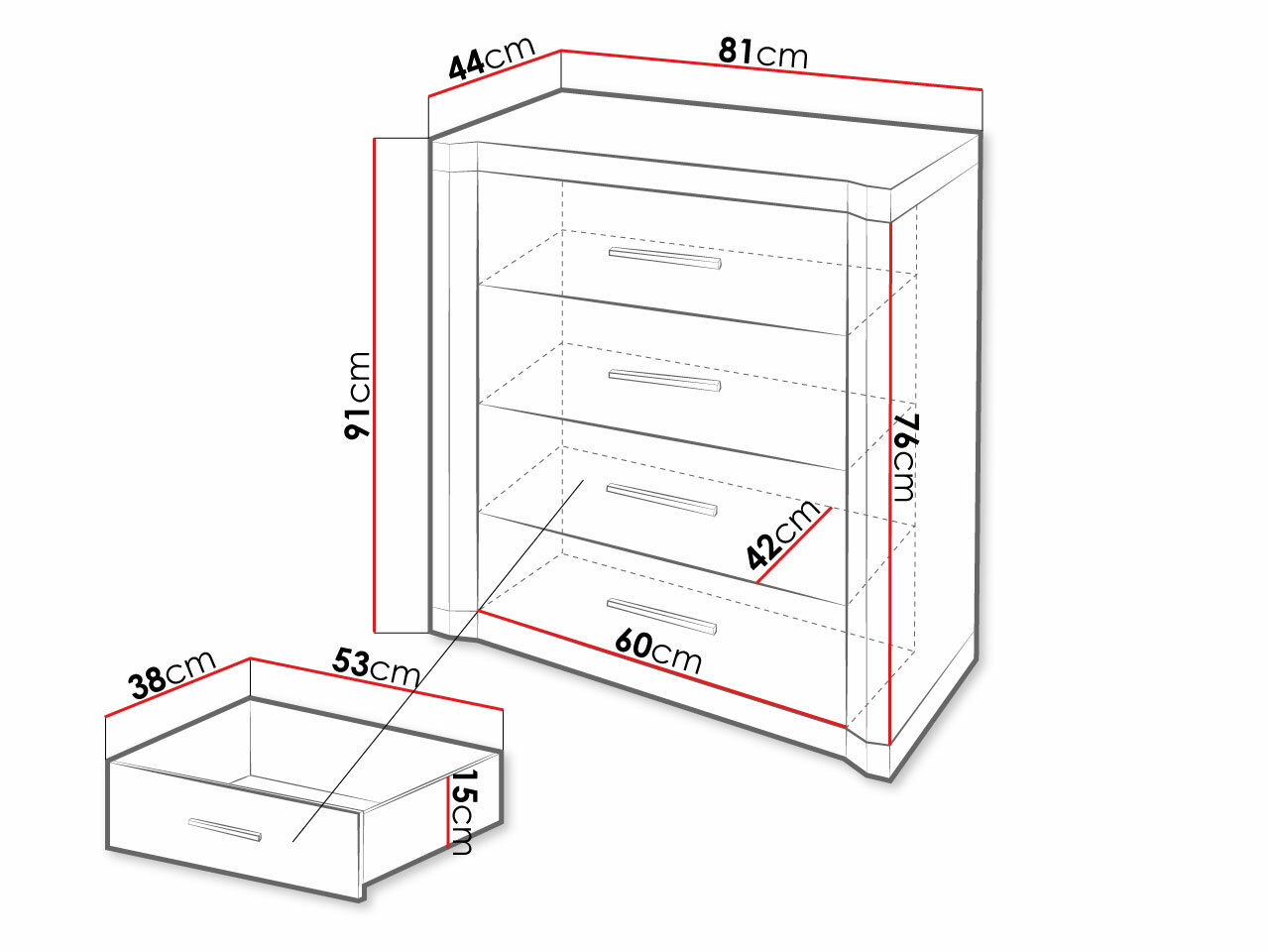 Cassettiera Lorelie 103 (Tartufo quercia)