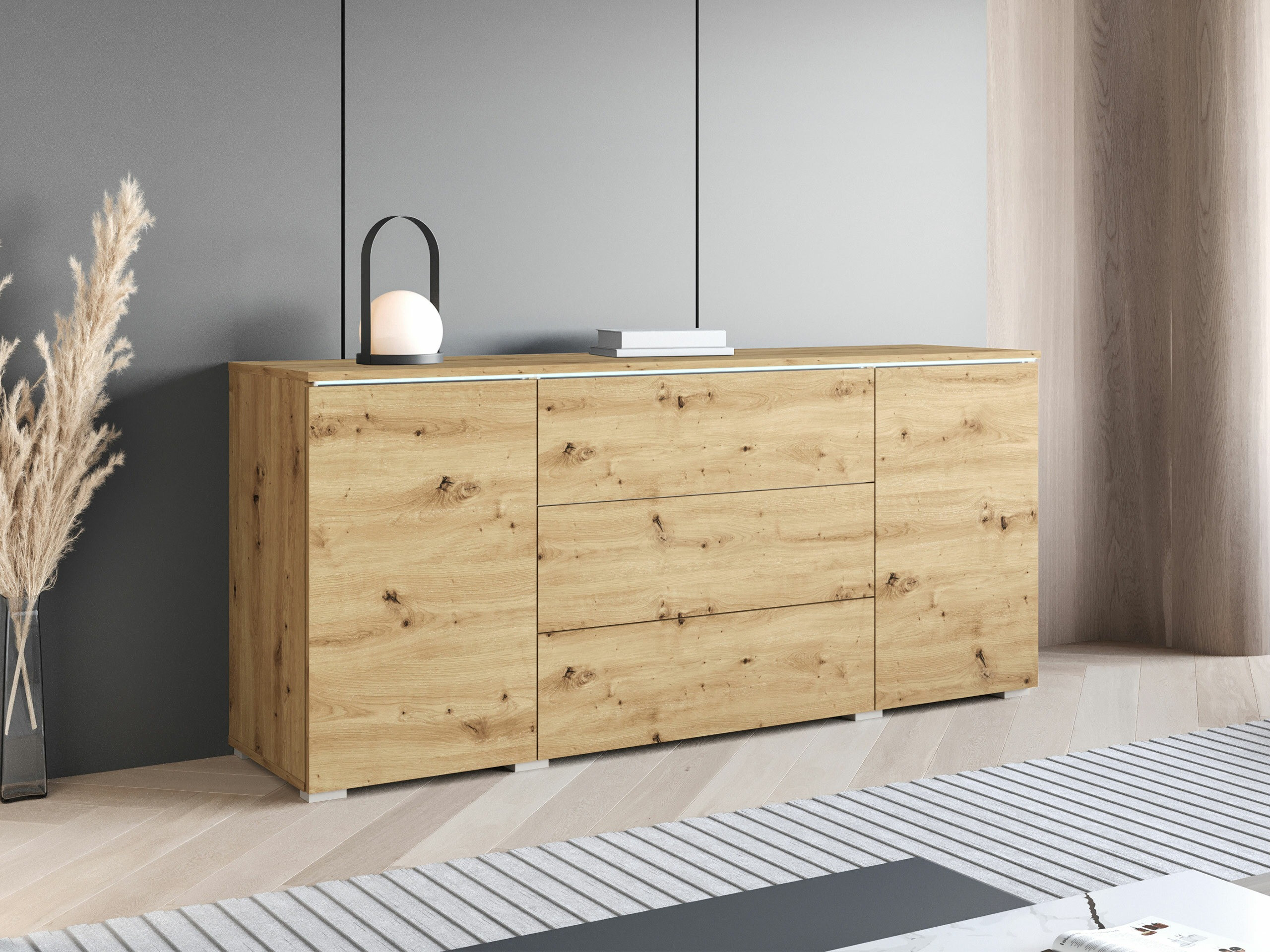 Cassettiera Mirfivo 102 (Rovere Artisan)