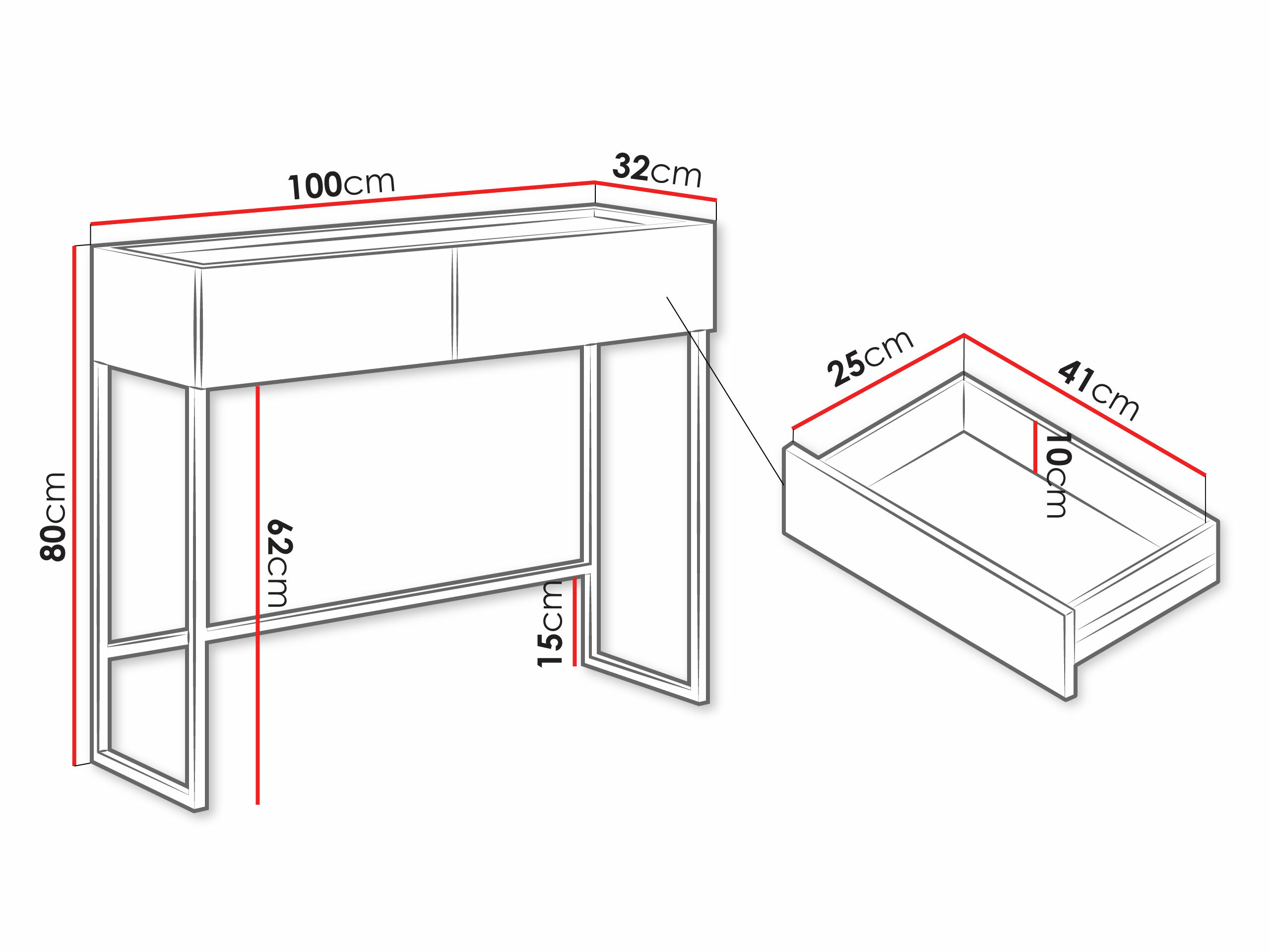 Consolle Lunole 103 (Cachemire)