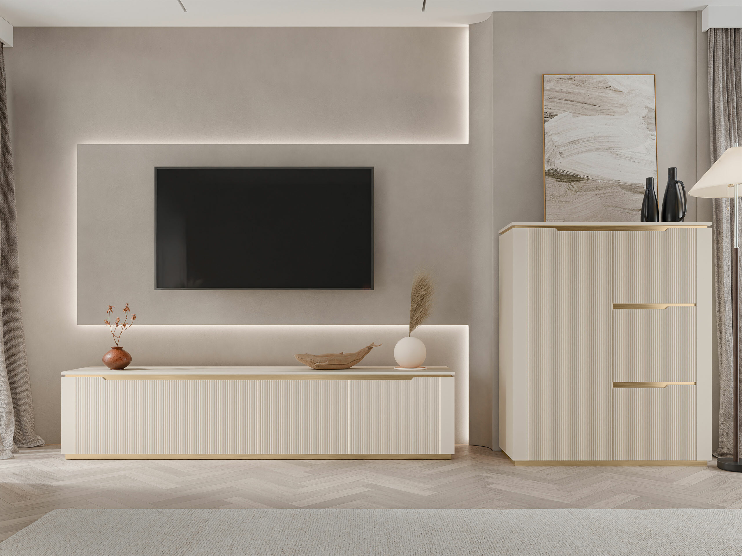 Mobile porta TV Comfivo Ovitas