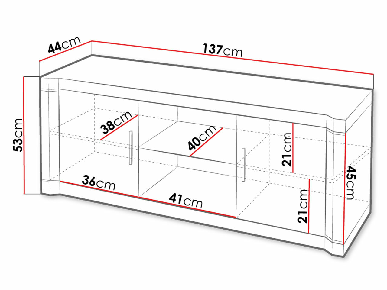 Mobile porta TV Lorelie 111 (Tartufo quercia)