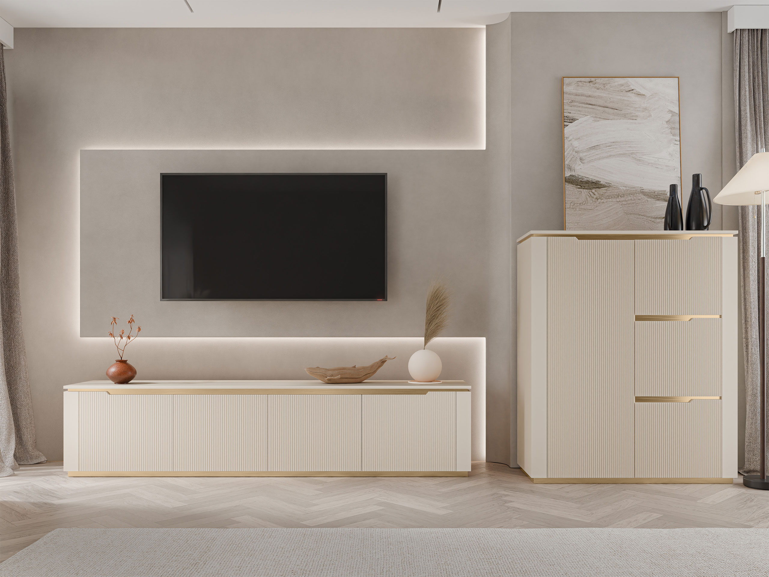 Parete attrezzata Comfivo Elivelo 105