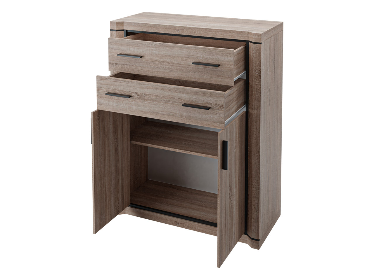 Parete attrezzata Lorelie 124 (Tartufo quercia)