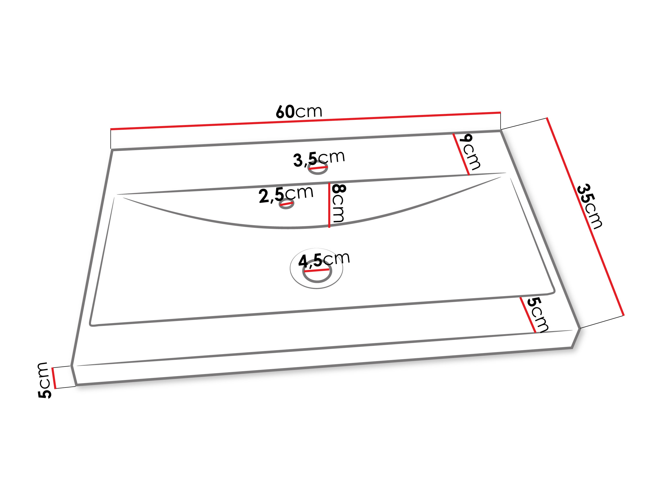 Set bagno Sarasota 194 (Grafite)