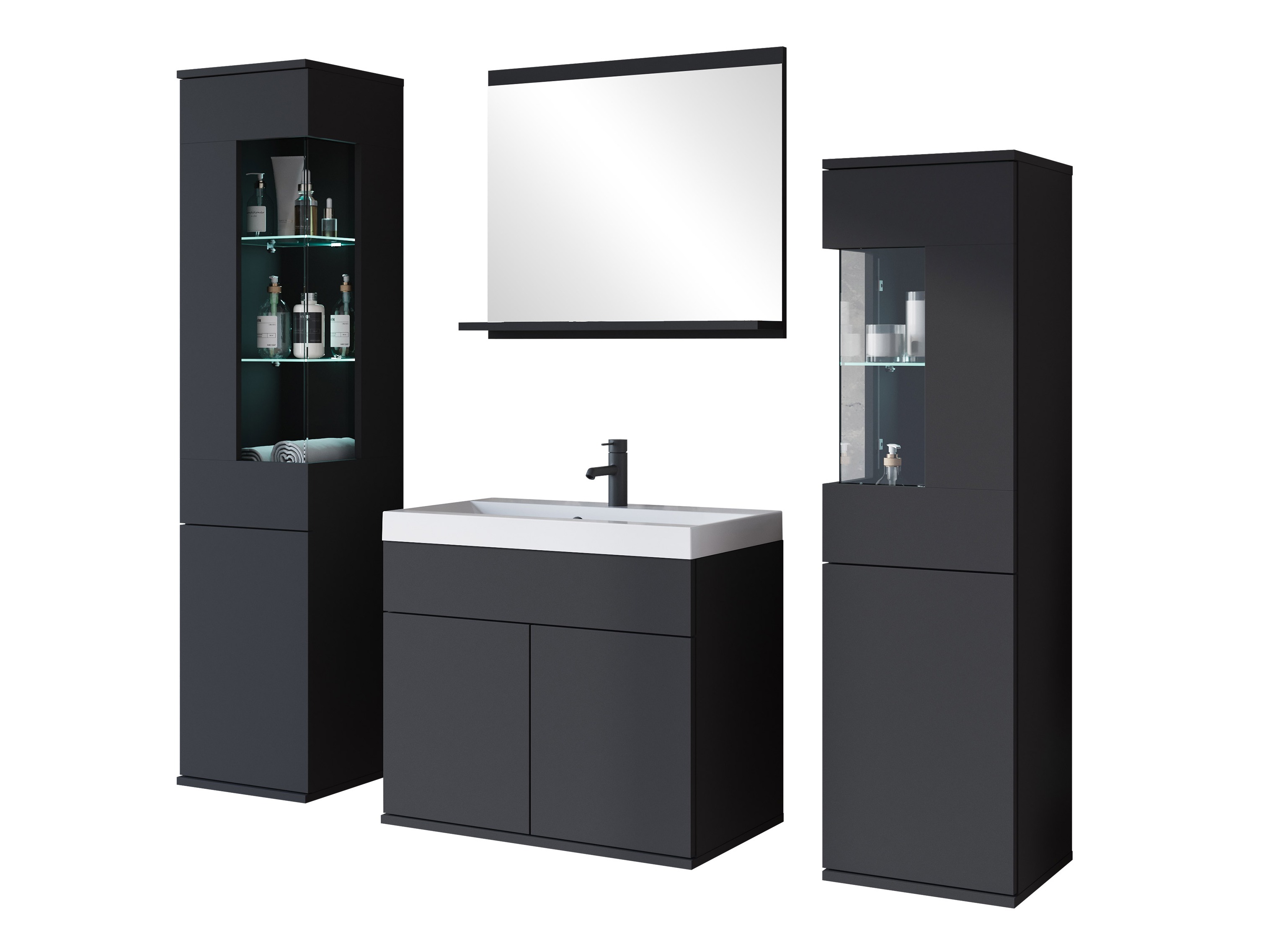 Set bagno Sarasota 194 (Grafite)