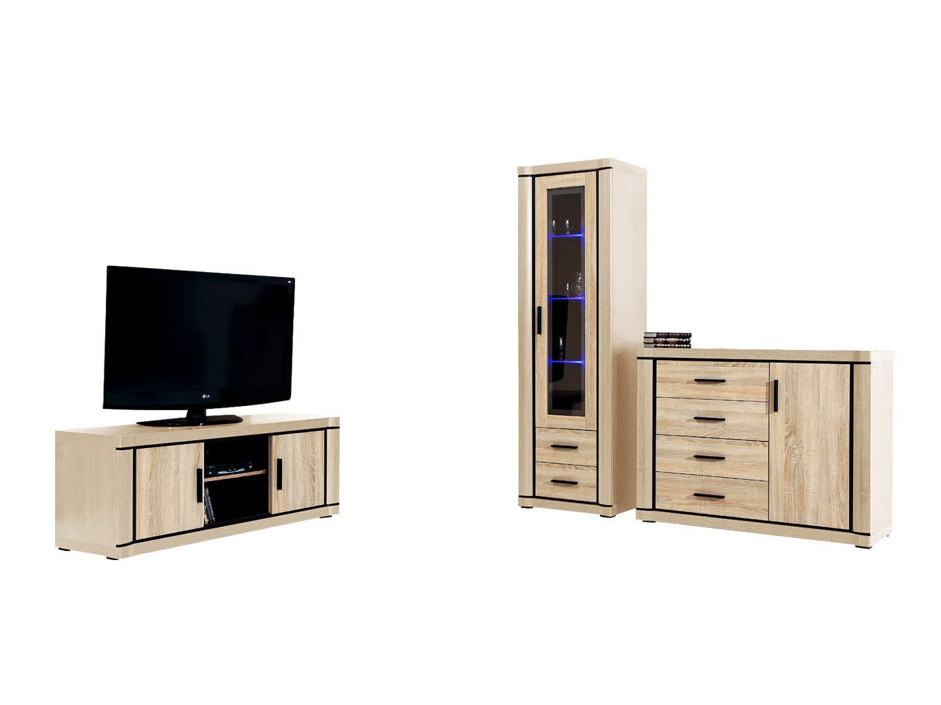 Parete attrezzata Lorelie 122 (Sonoma quercia)