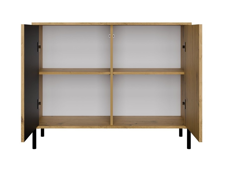 Madia Orlsone 109 (Rovere Artisan + Nero)