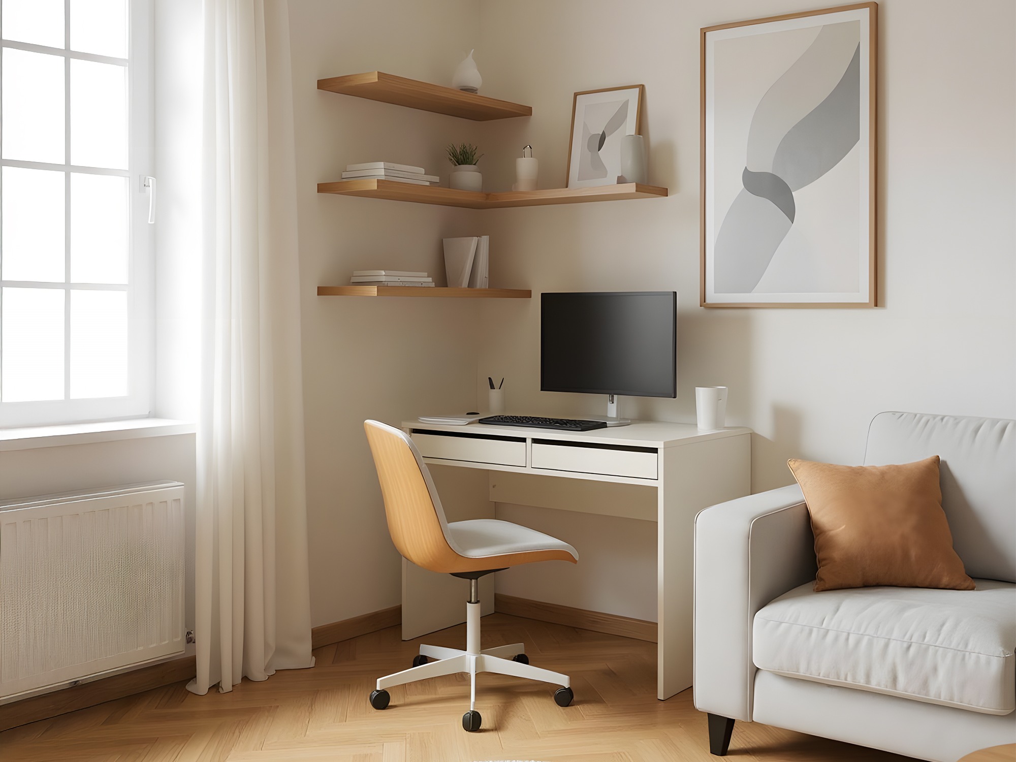 Scrivania da ufficio Ontario 207 (Bianco)