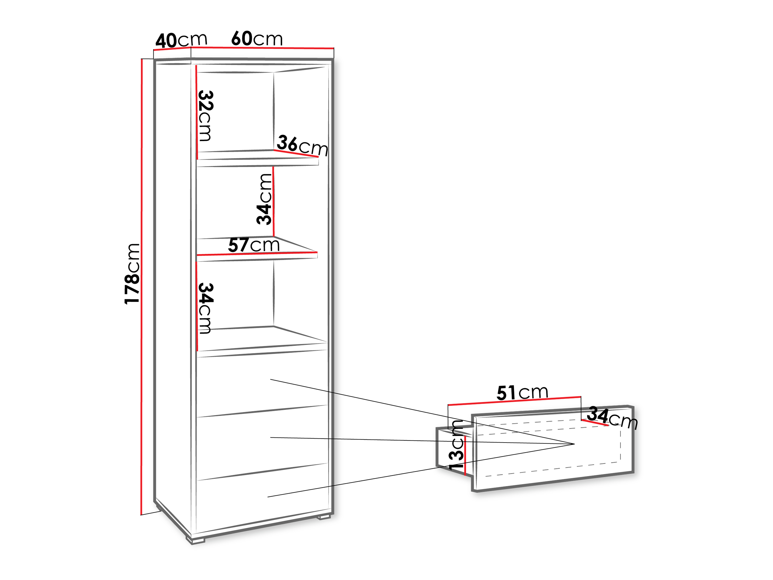 Scaffale Comfivo Fersoe 105 (Bianco)