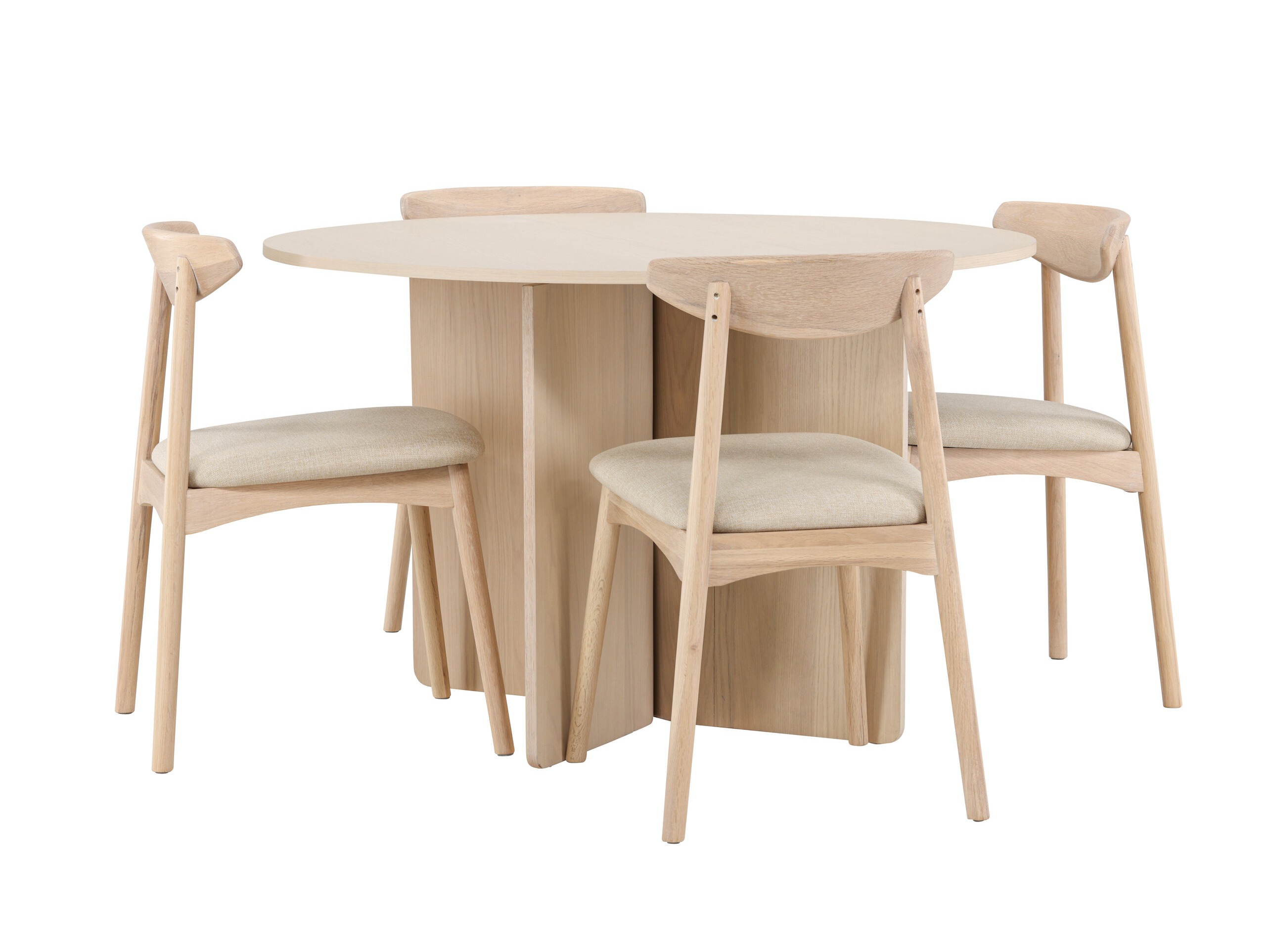 Set sala da pranzo Dallas 4986 (Luminoso legno)