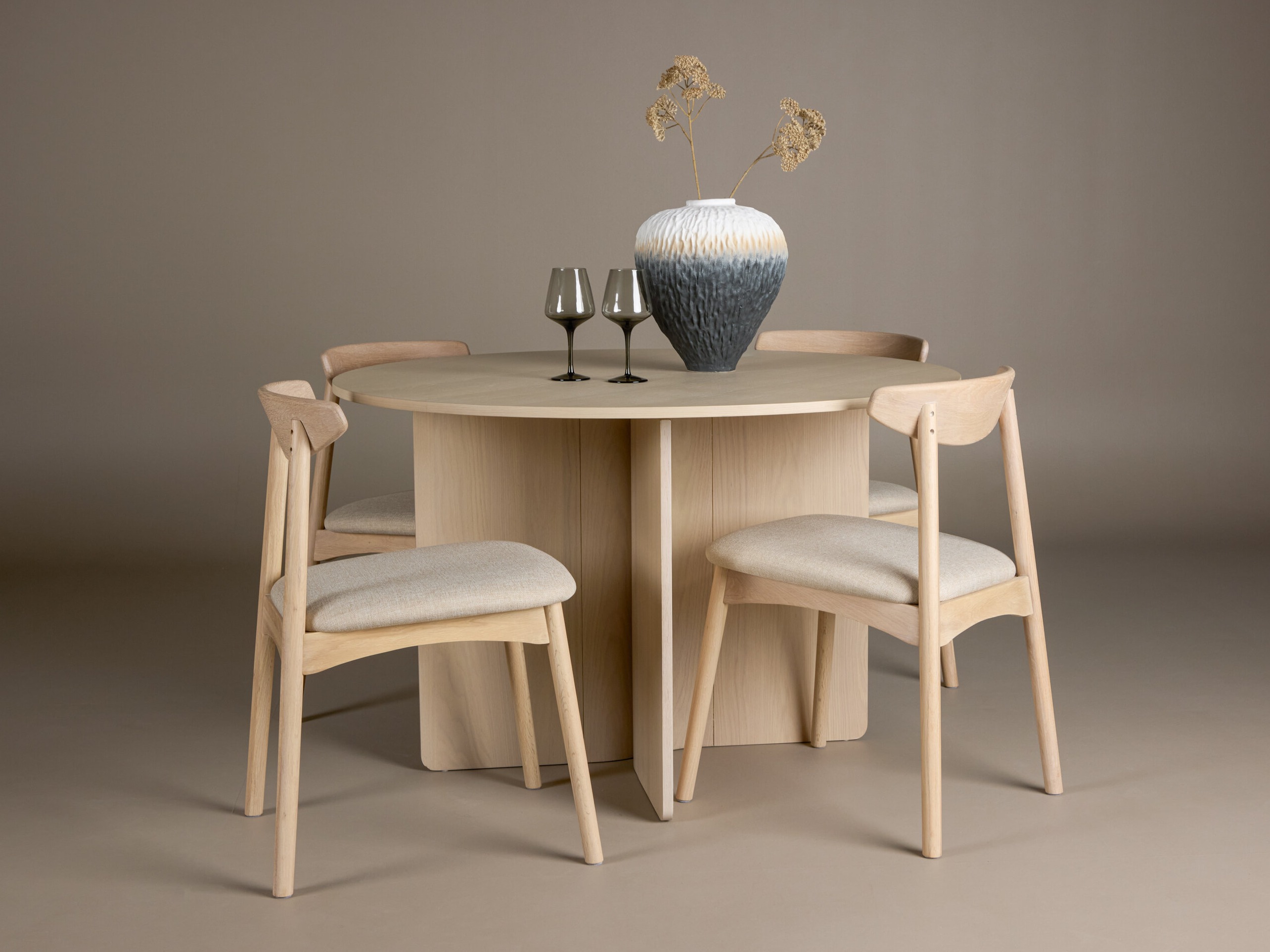 Set sala da pranzo Dallas 4986 (Luminoso legno)