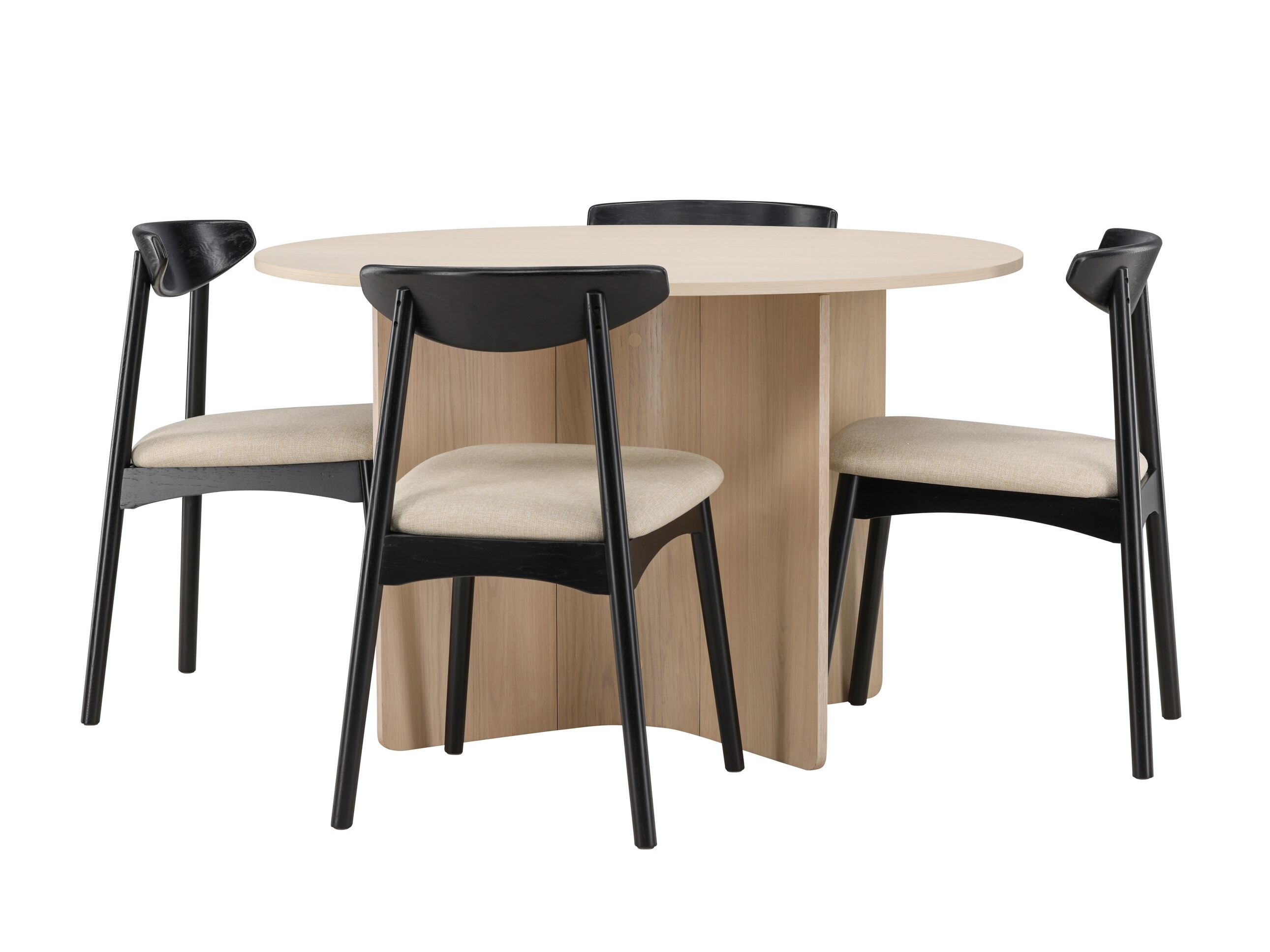 Set sala da pranzo Dallas 4986 (Luminoso legno)