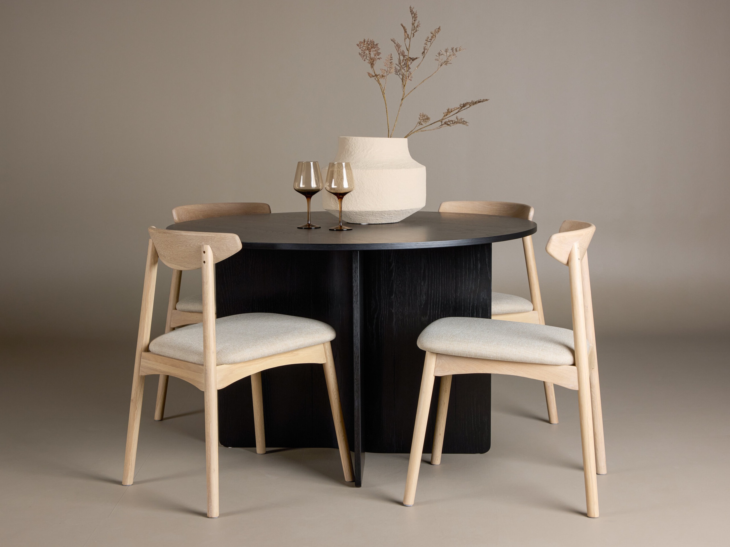 Set sala da pranzo Dallas 4986 (Nero)