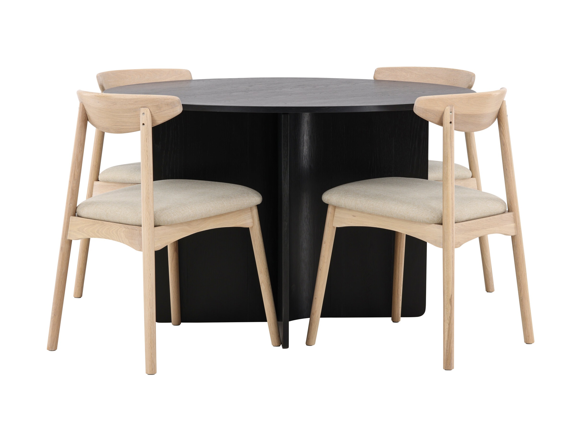 Set sala da pranzo Dallas 4986 (Nero)