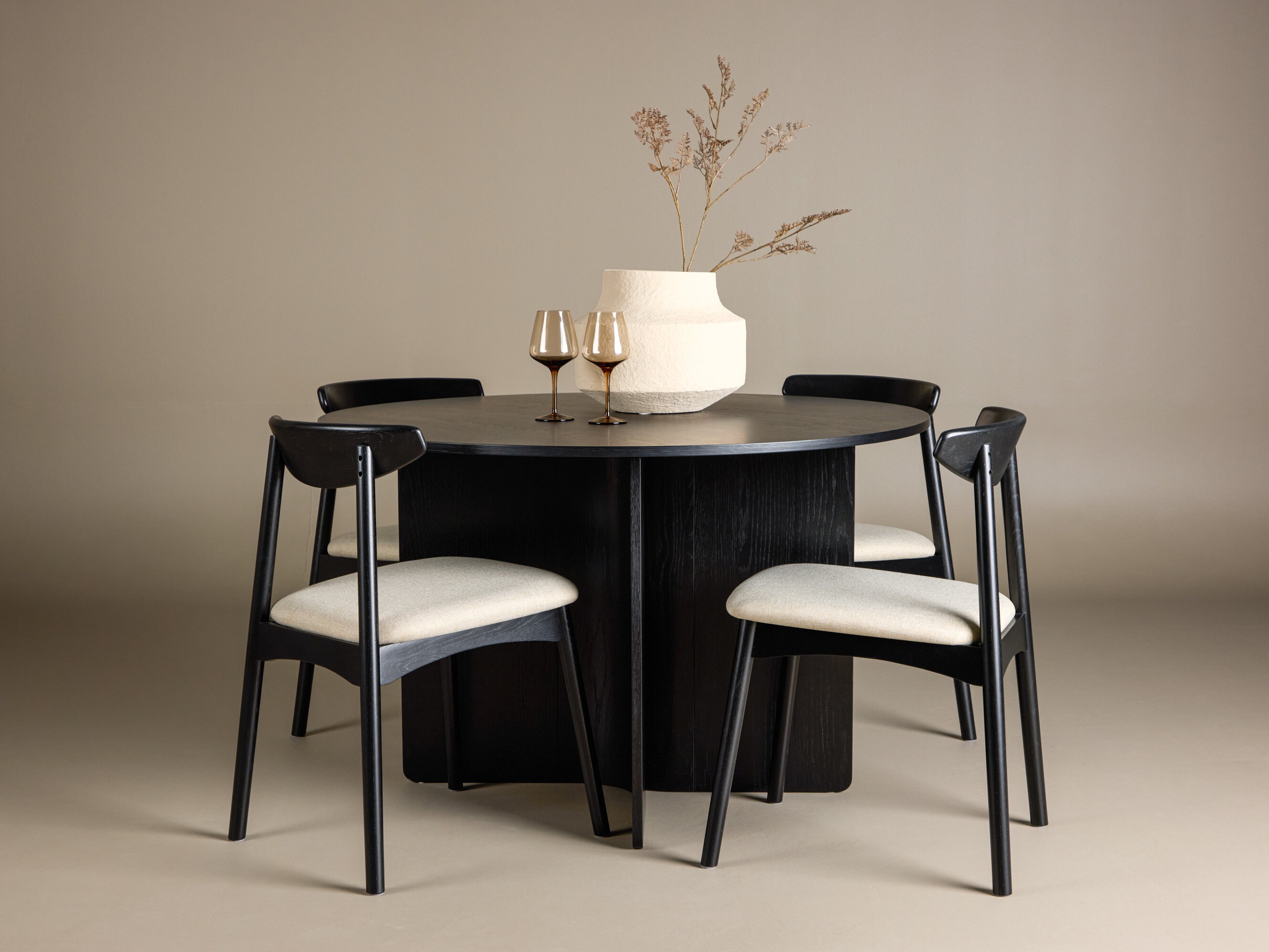 Set sala da pranzo Dallas 4986 (Nero)