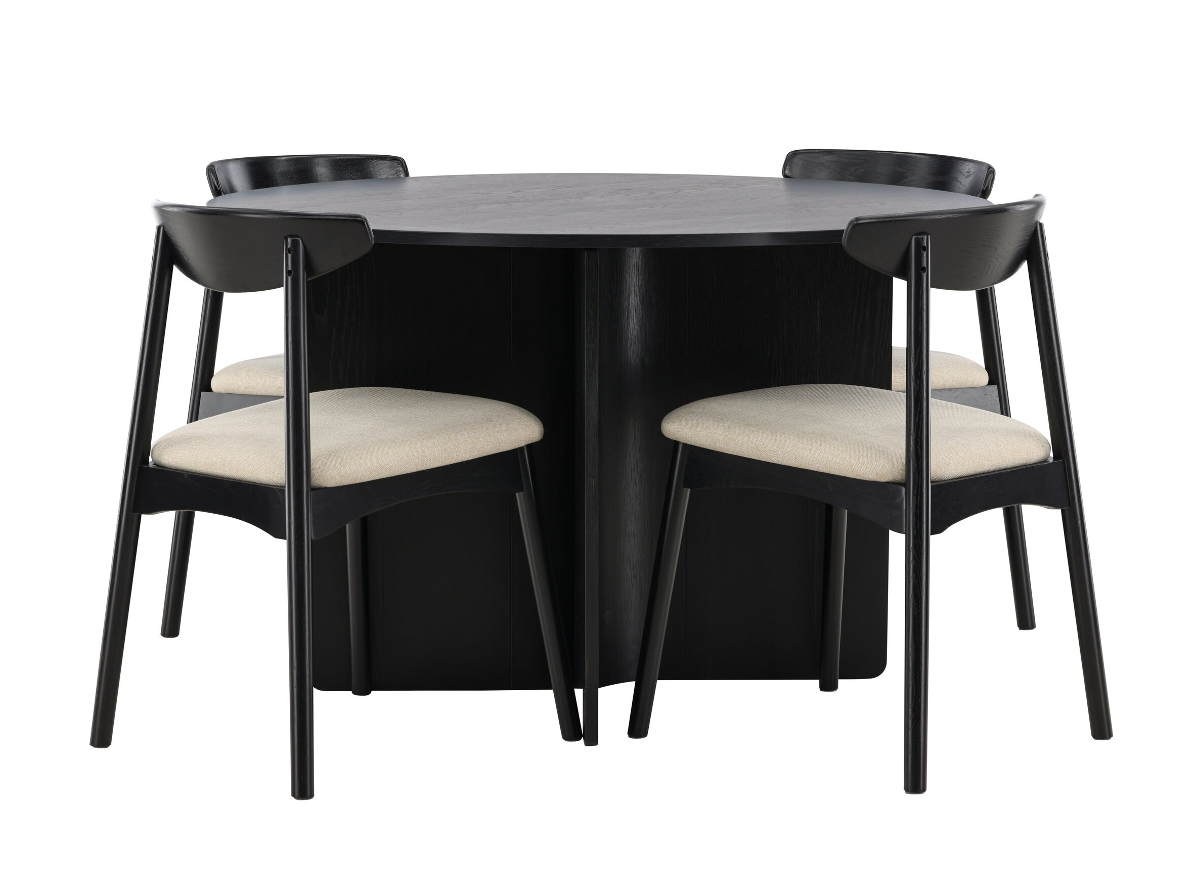 Set sala da pranzo Dallas 4986 (Nero)