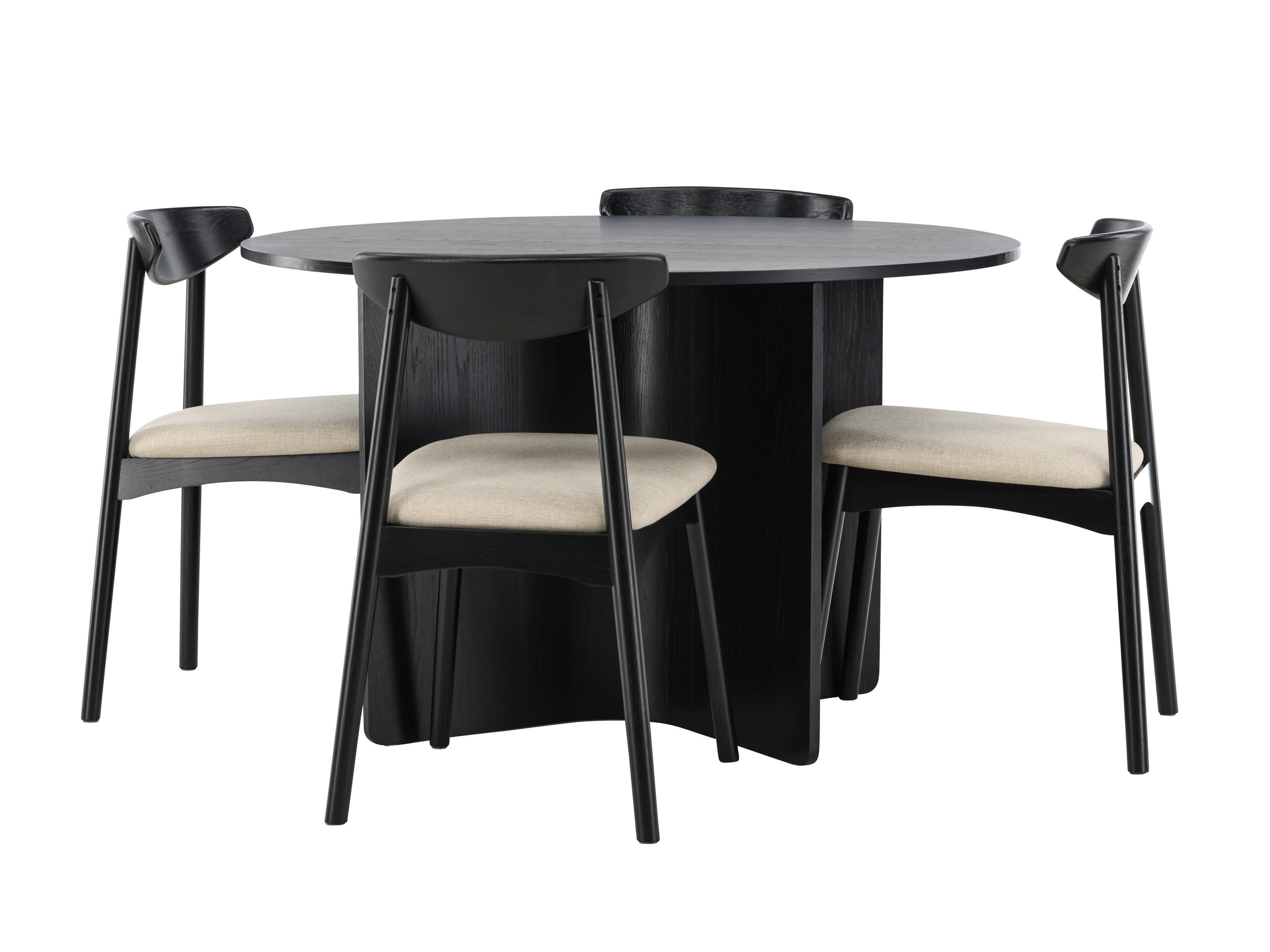 Set sala da pranzo Dallas 4986 (Nero)