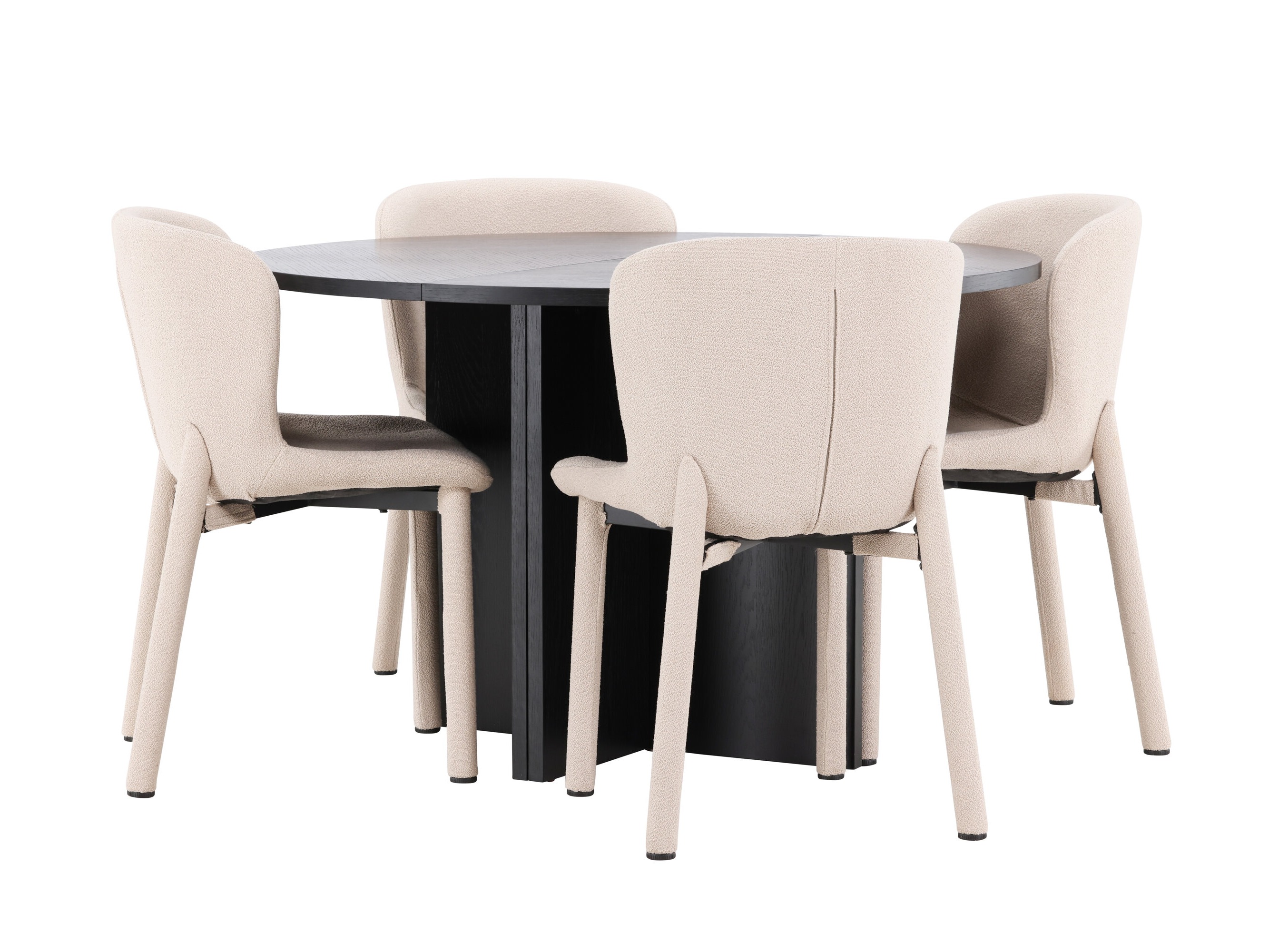 Set sala da pranzo Dallas 4988 (Nero)