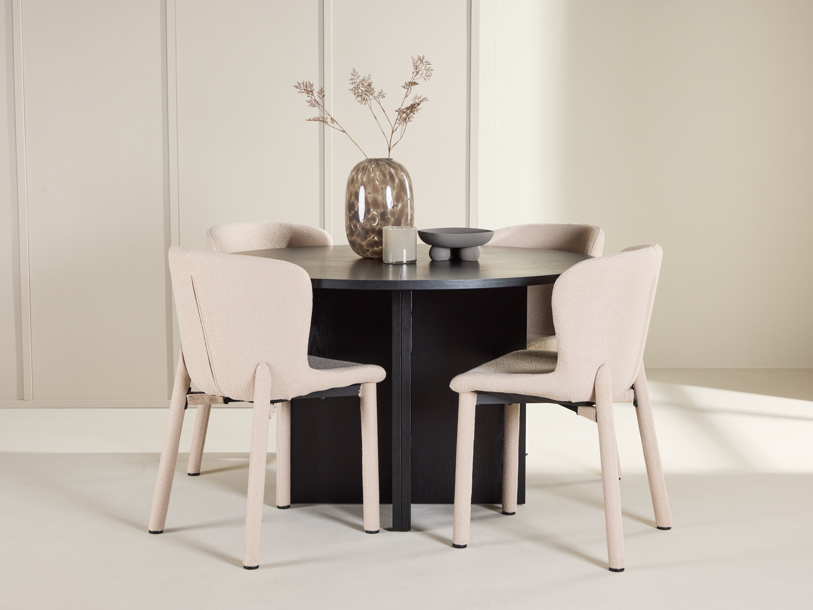 Set sala da pranzo Dallas 4988 (Nero)