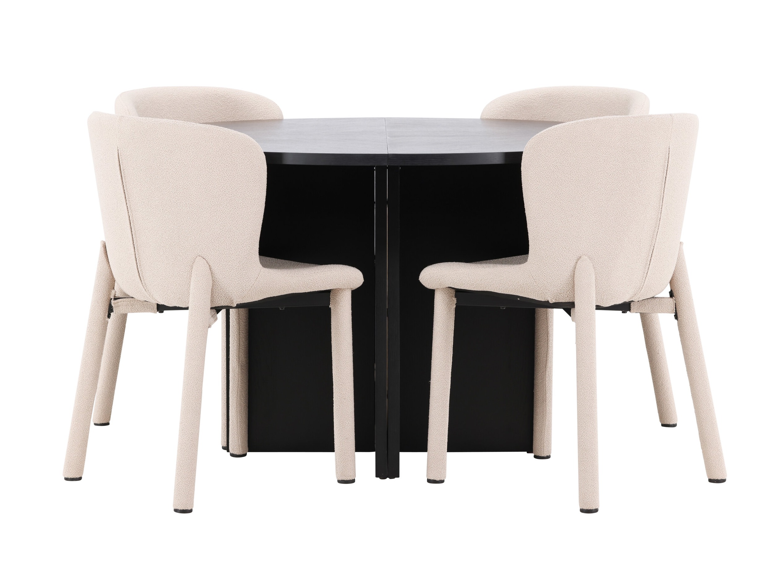 Set sala da pranzo Dallas 4988 (Nero)