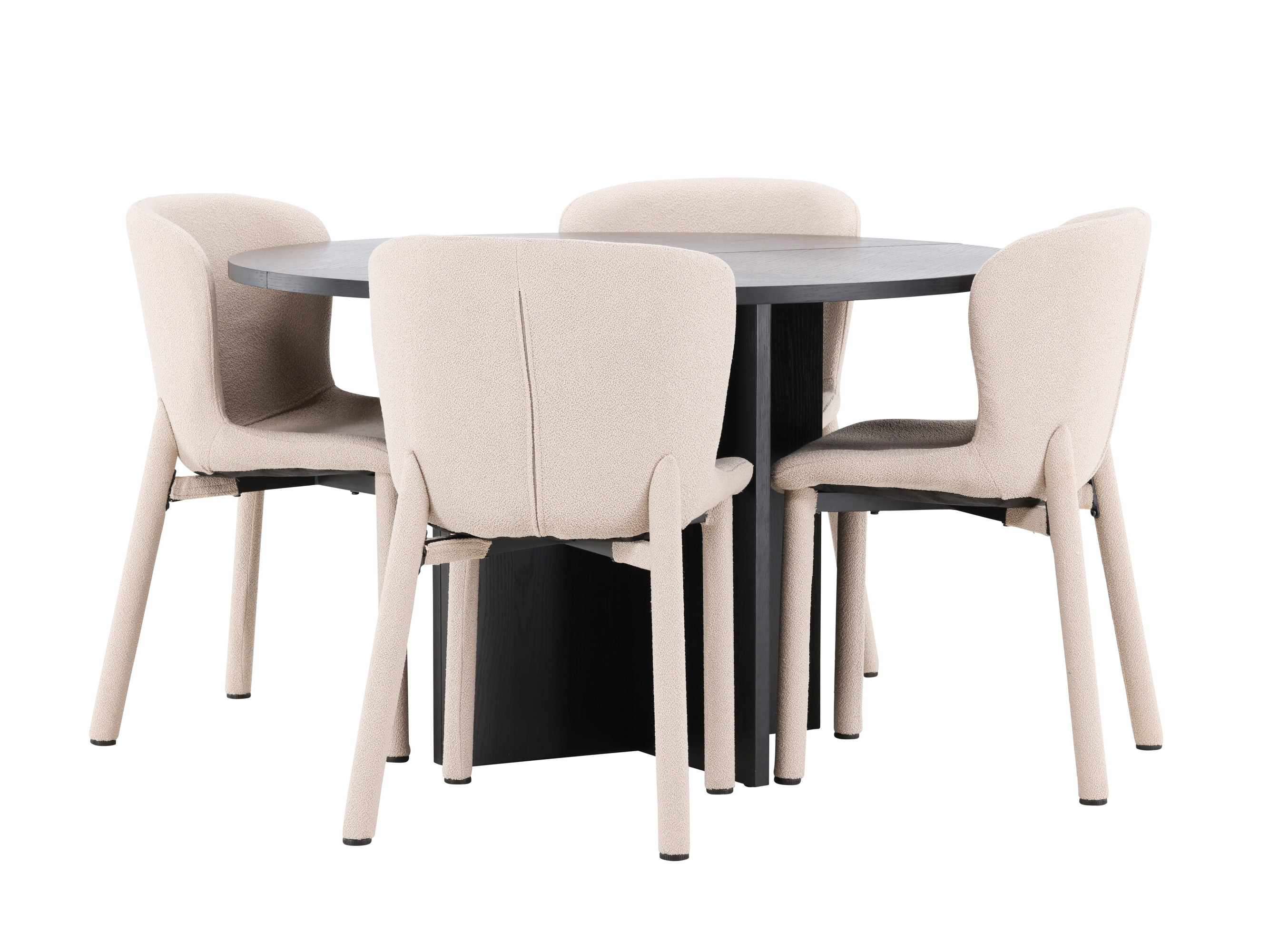 Set sala da pranzo Dallas 4988 (Nero)