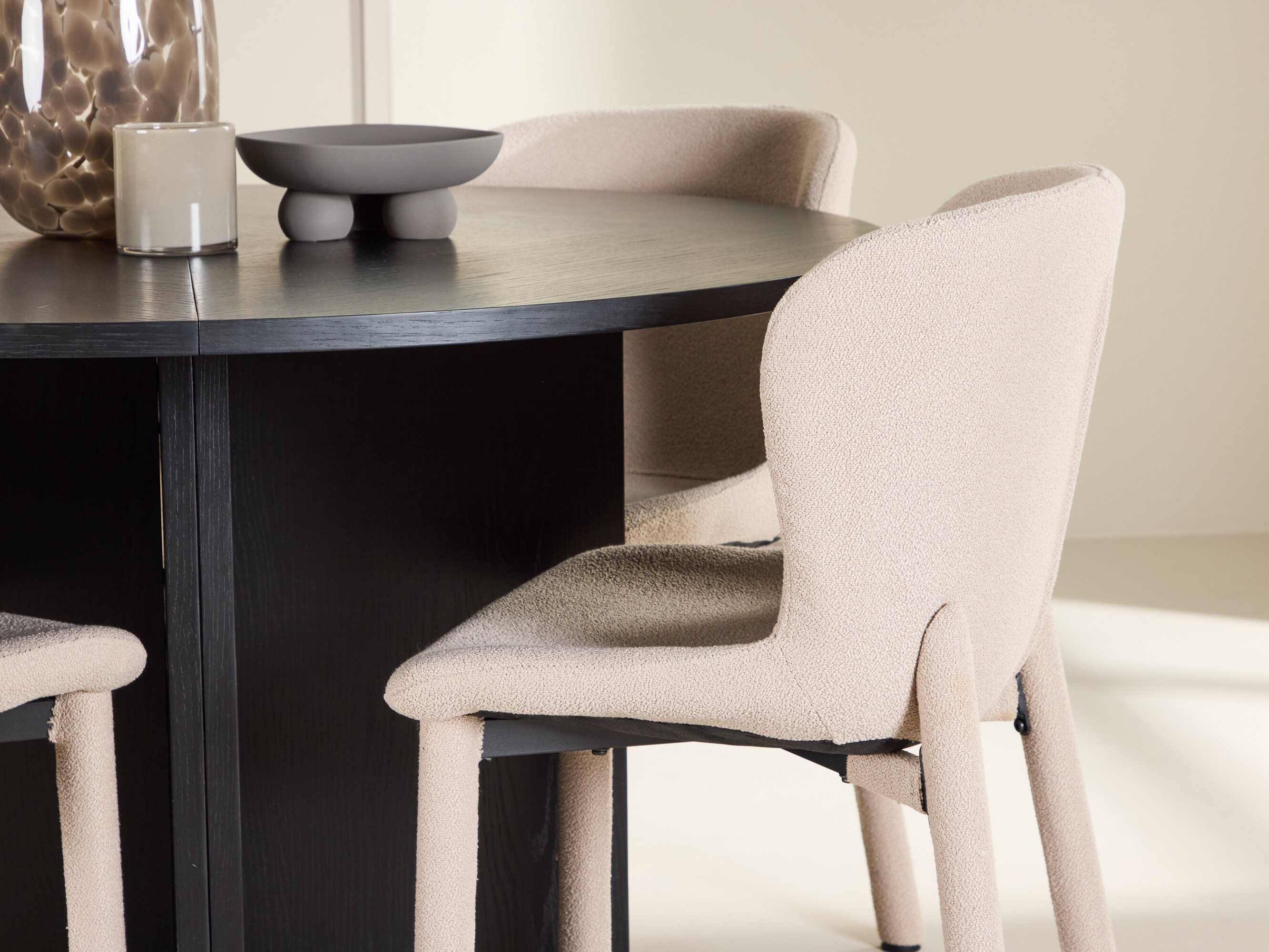 Set sala da pranzo Dallas 4988 (Nero)