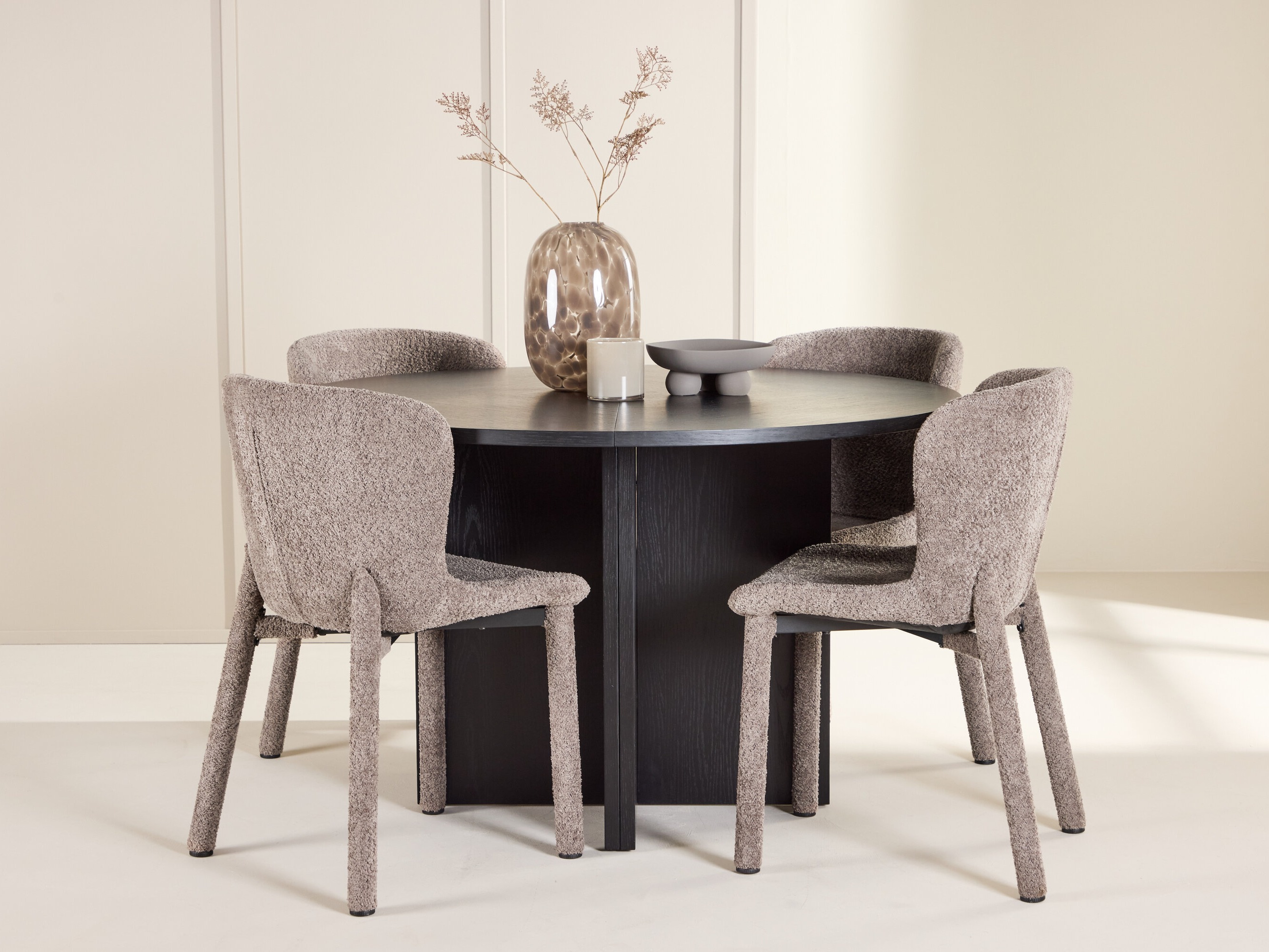Set sala da pranzo Dallas 4988 (Nero)